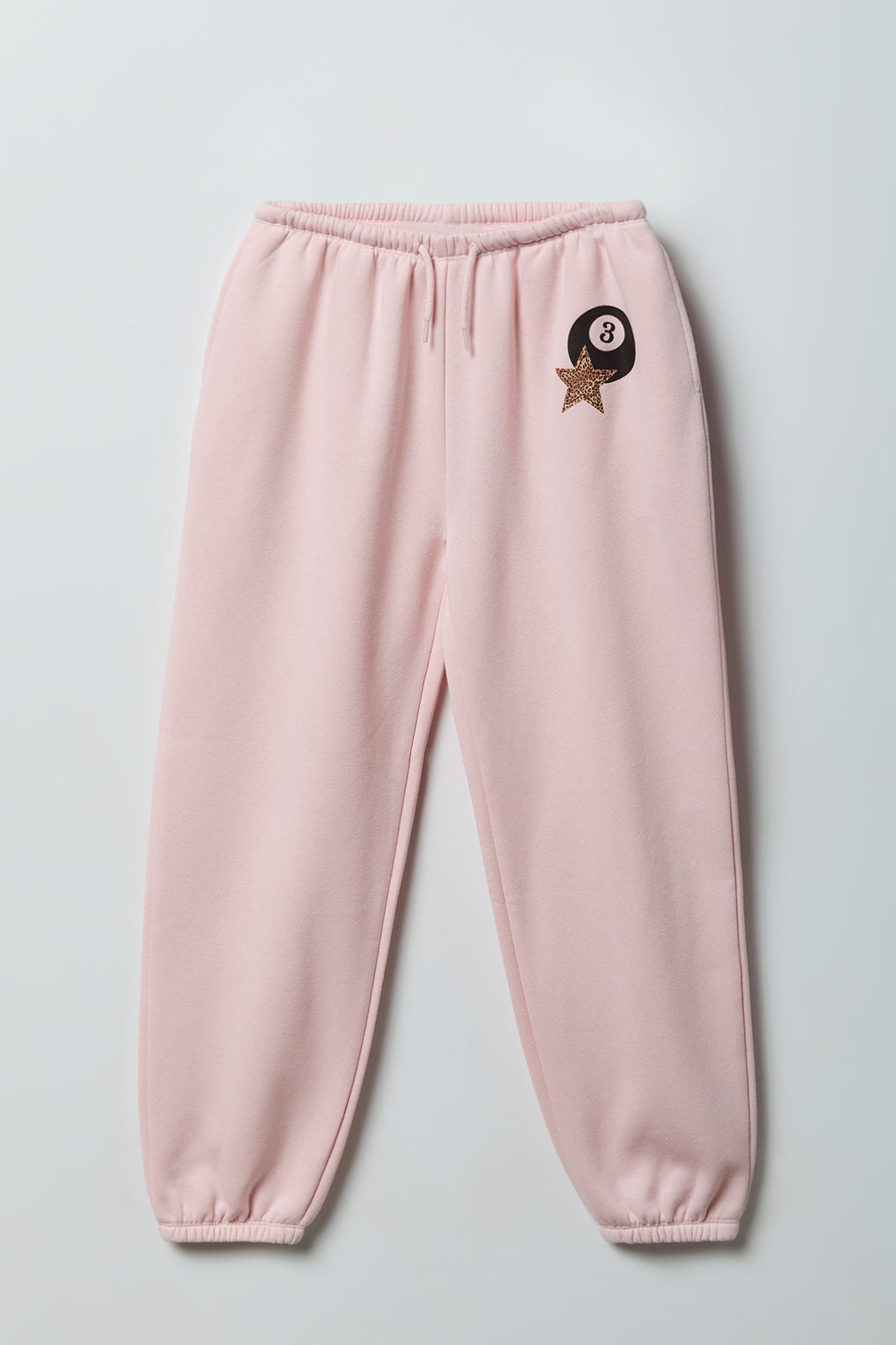 Girls Graphic Fleece Oversized Jogger