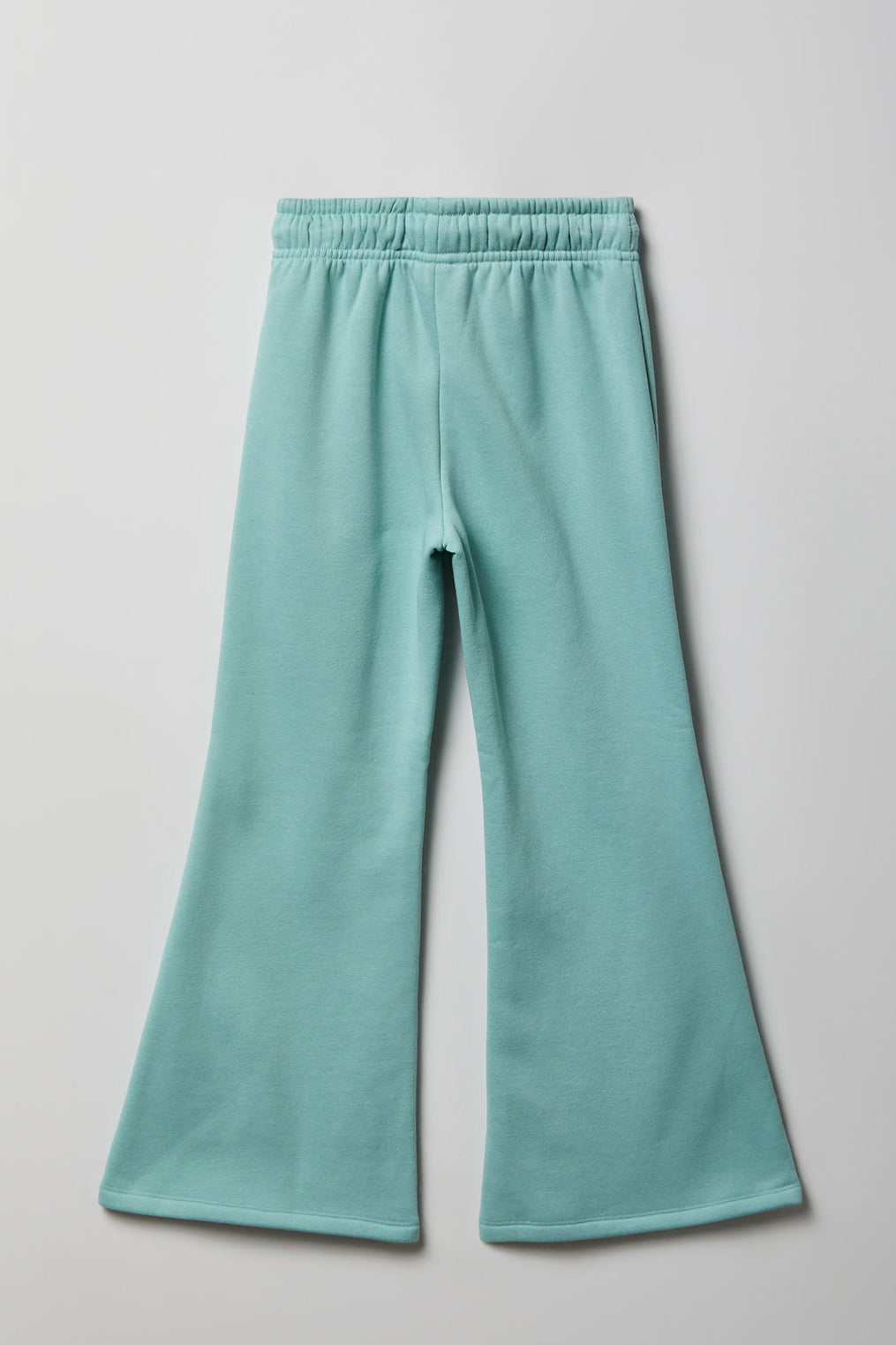 Girls Embroidered Fleece Flare Sweatpant