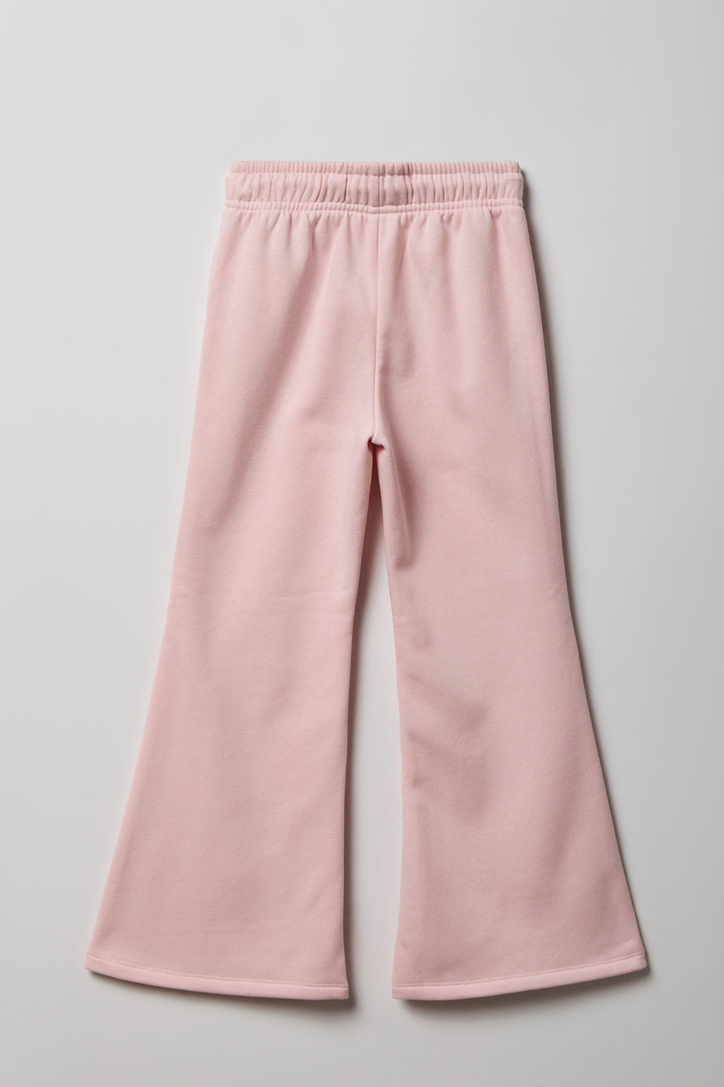 Girls Embroidered Fleece Flare Sweatpant