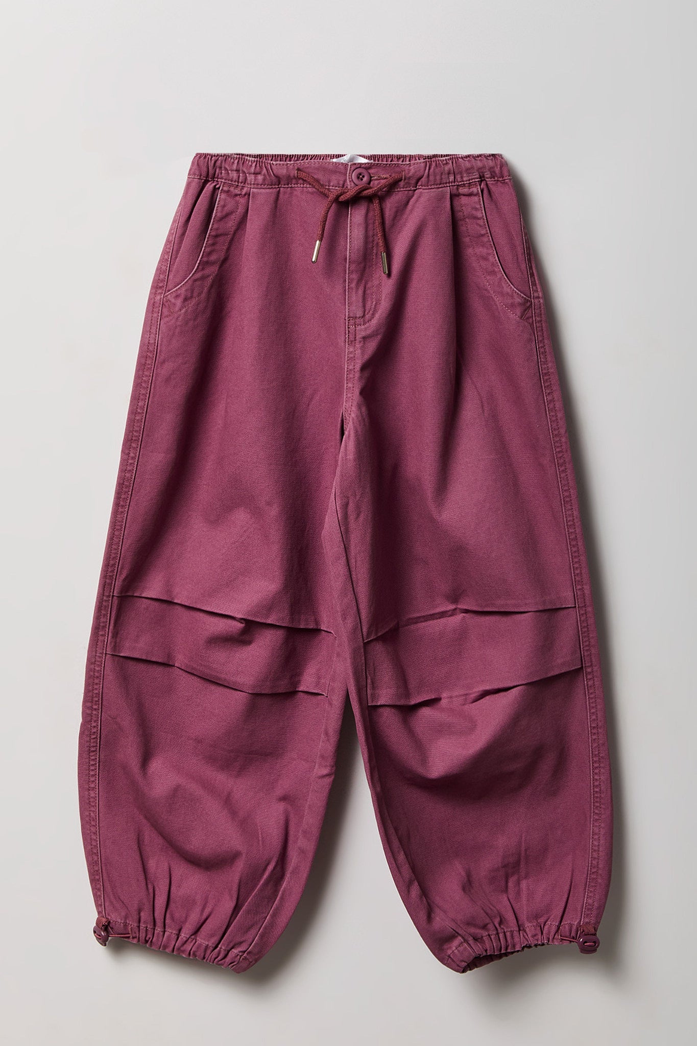 Girls Toggled Parachute Canvas Pant