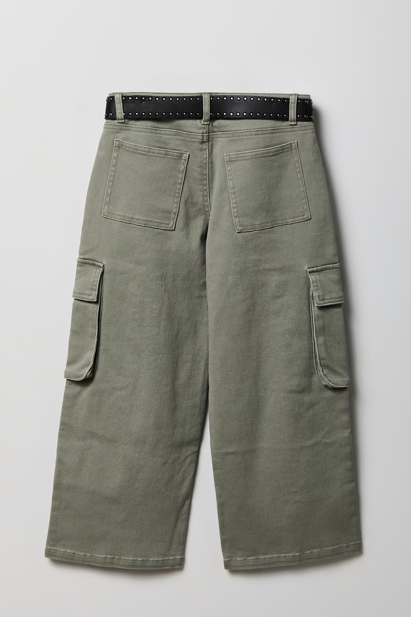 Girls Baggy Cargo Jean with Belt
