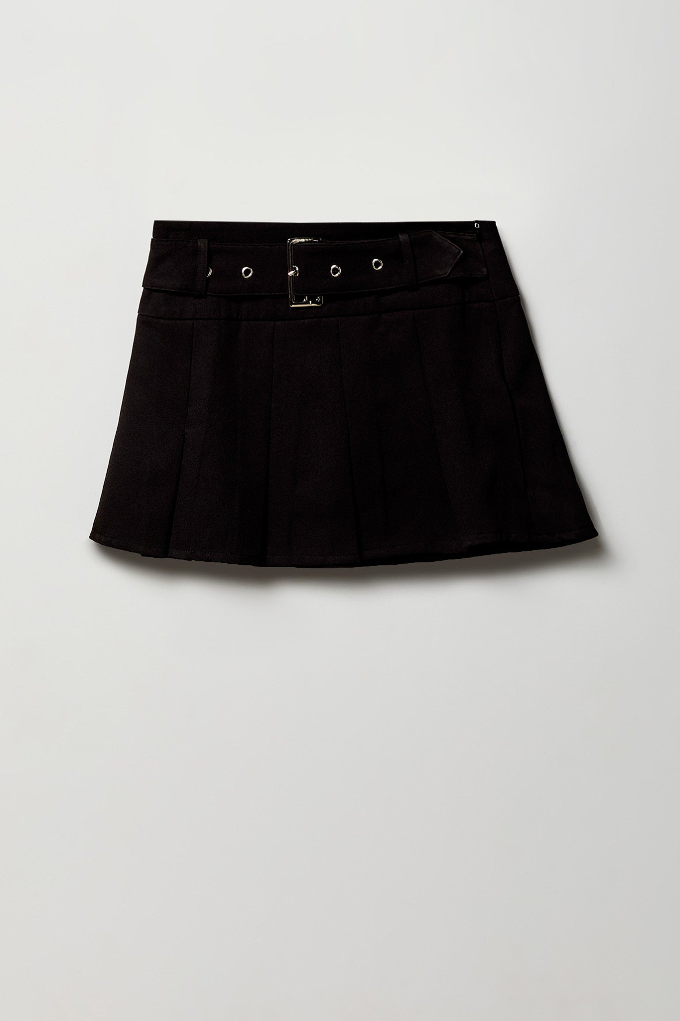 Girls Belted Pleated Skort