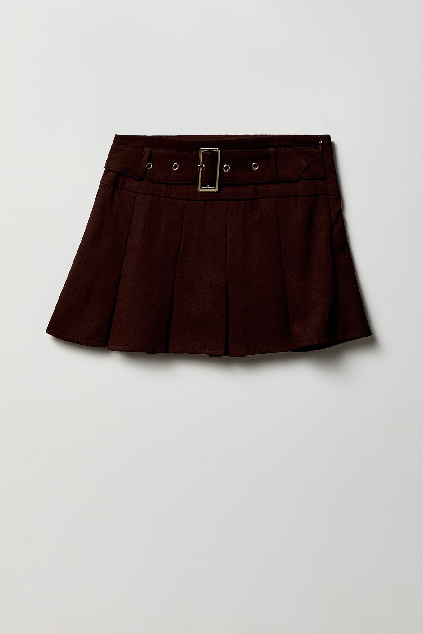 Girls Belted Pleated Skort
