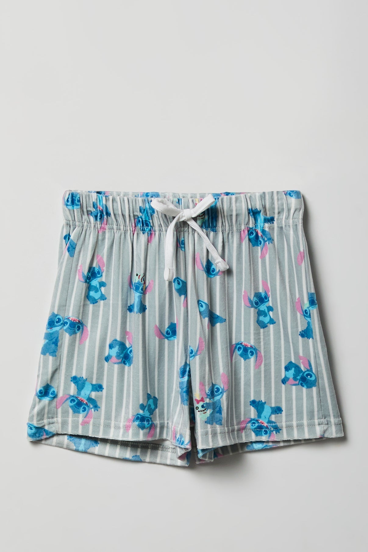 Girls Stitch Graphic T-Shirt & Short Pajama Set