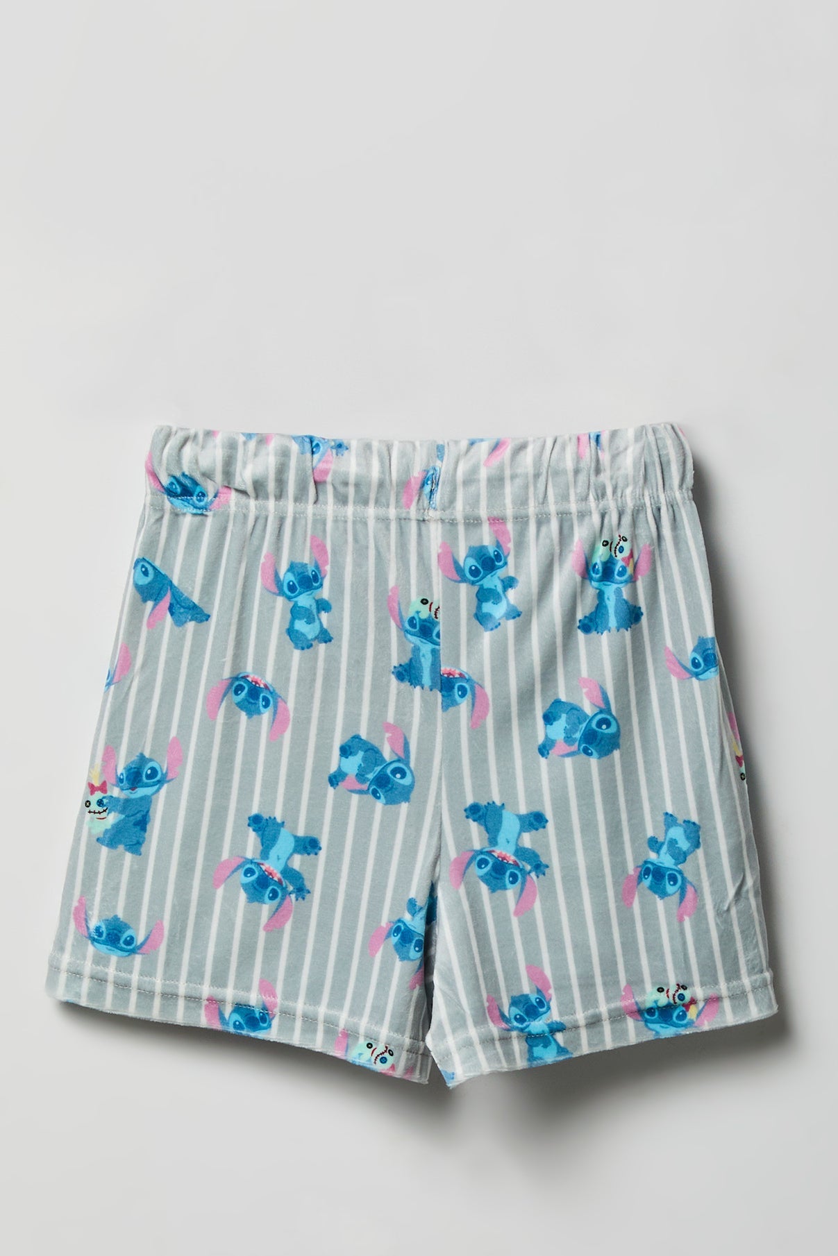 Girls Stitch Graphic T-Shirt & Short Pajama Set