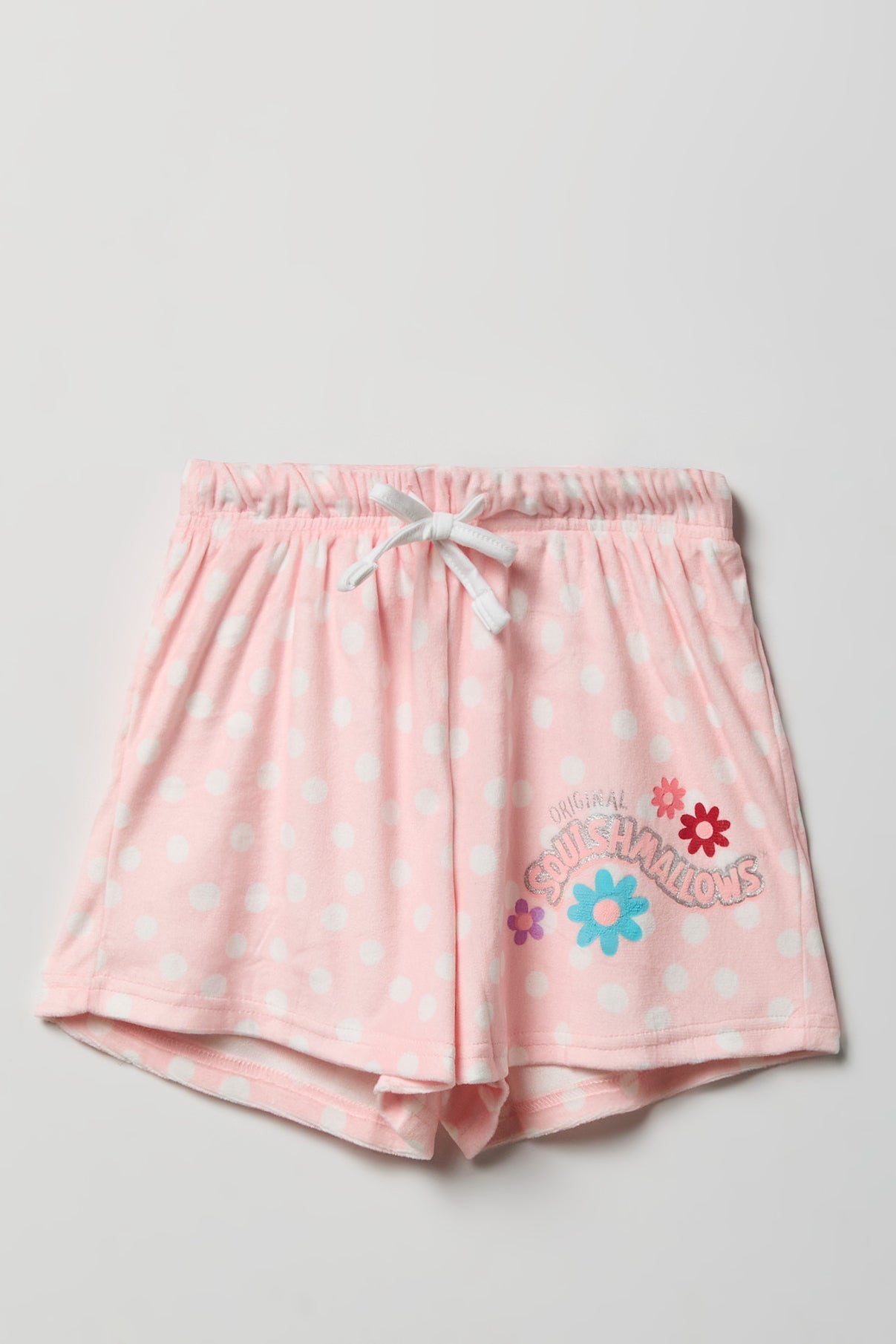 Girls Squish Squad Graphic T-Shirt & Short Pajama Set
