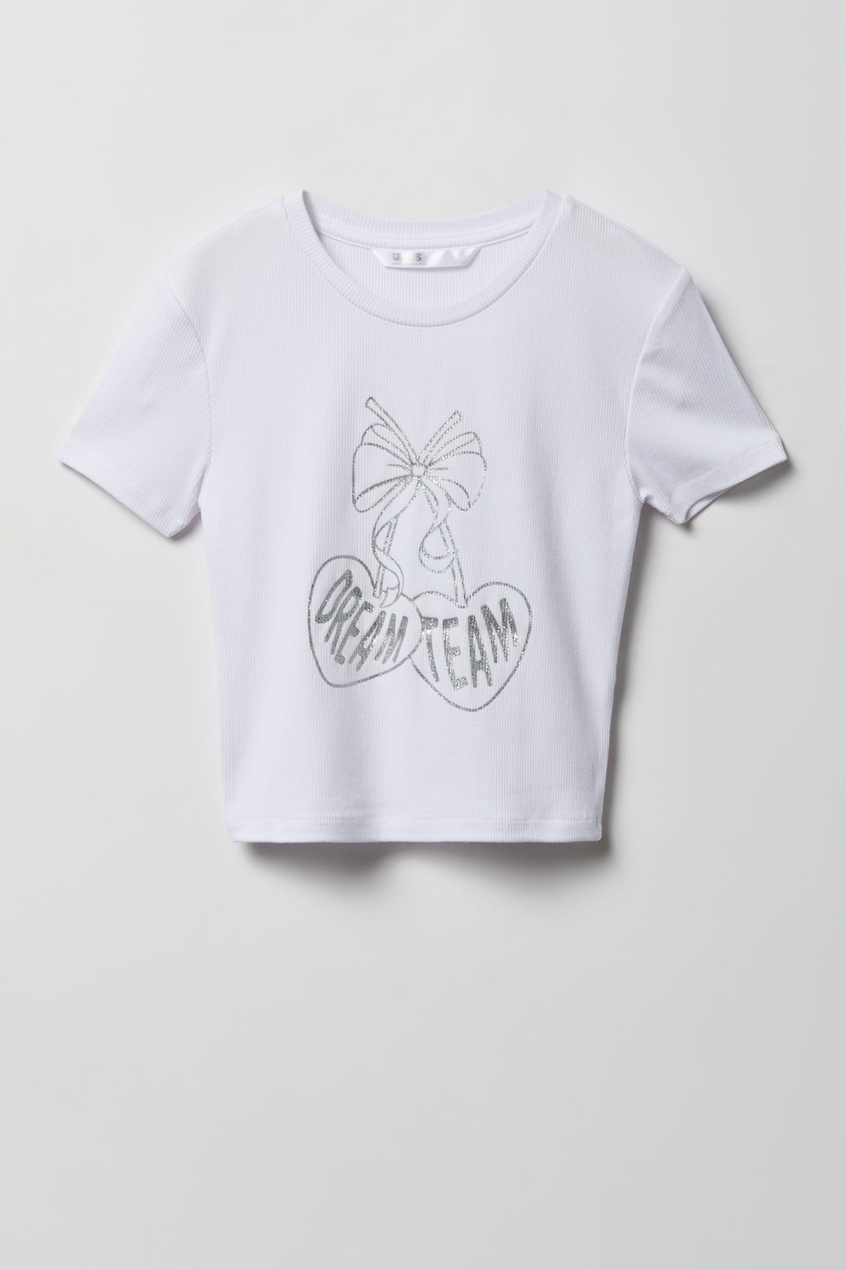 Girls Graphic T-Shirt & Flannel Short Pajama Set