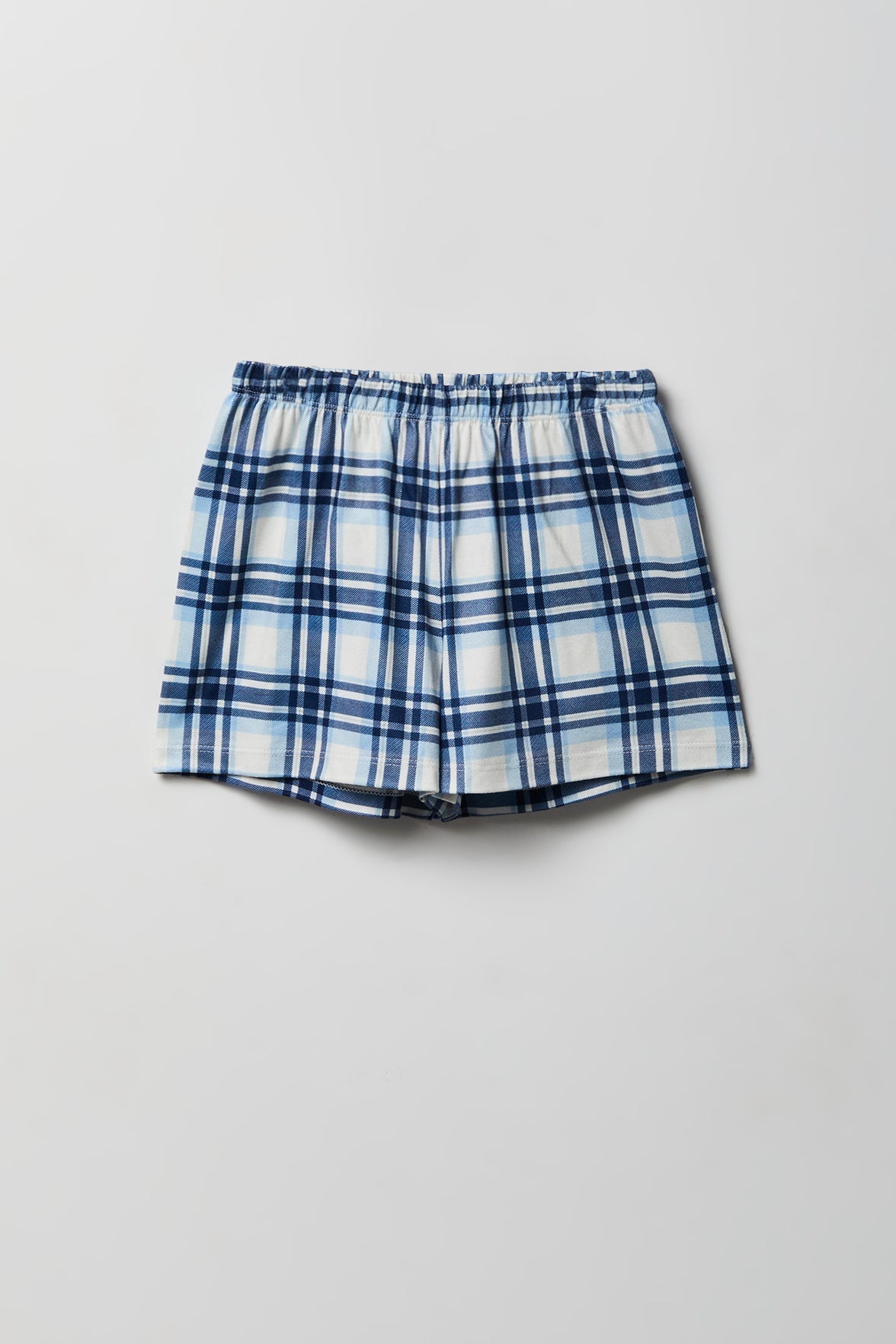 Girls Graphic T-Shirt & Flannel Short Pajama Set