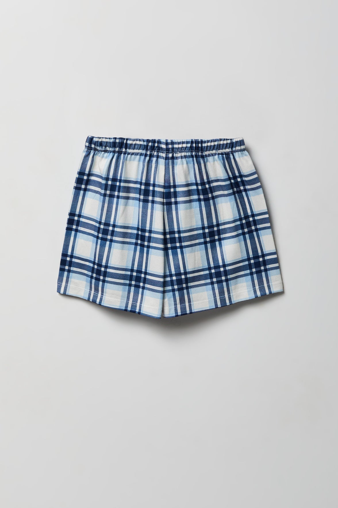 Girls Graphic T-Shirt & Flannel Short Pajama Set