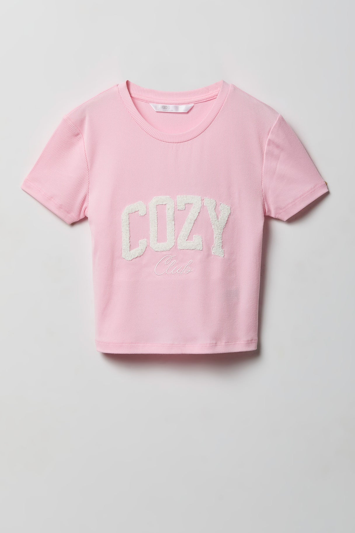 Girls Graphic T-Shirt & Flannel Short Pajama Set