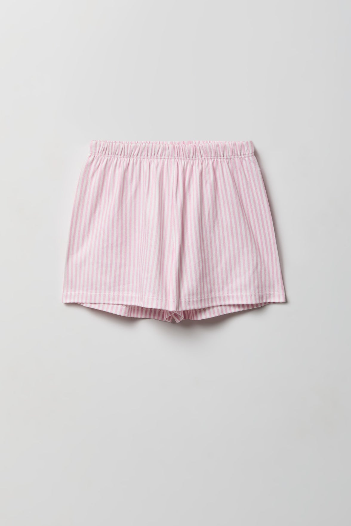 Girls Graphic T-Shirt & Flannel Short Pajama Set