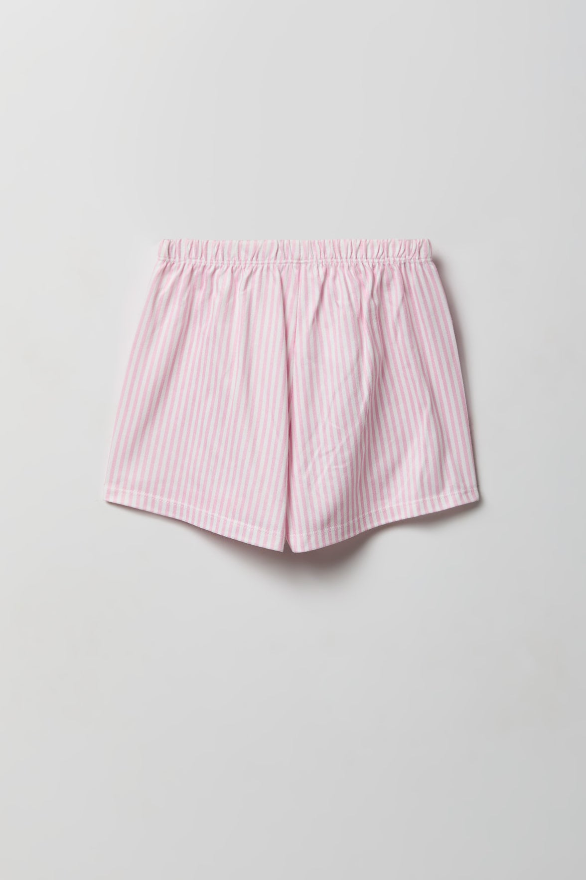 Girls Graphic T-Shirt & Flannel Short Pajama Set