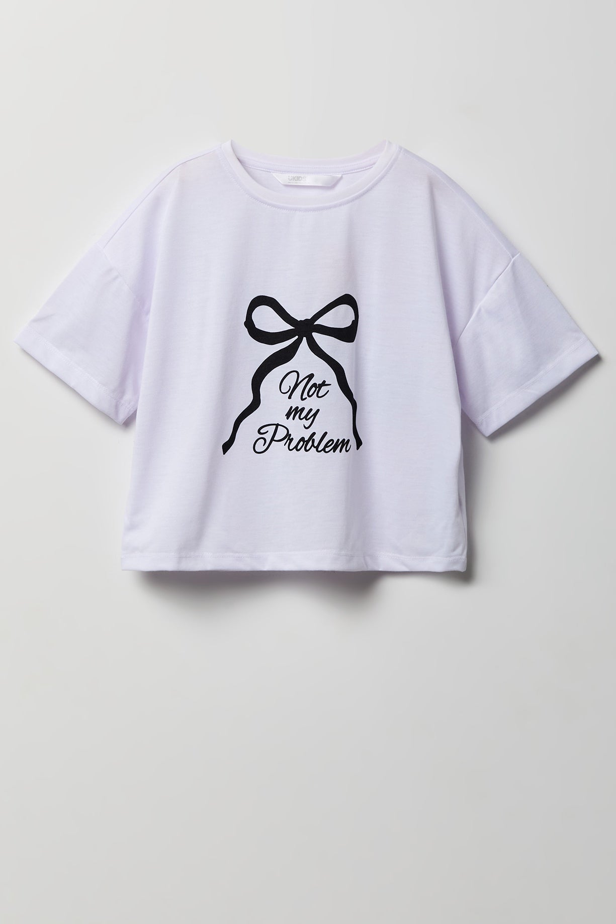 Girls Boxy T-Shirt & Short Pajama Set