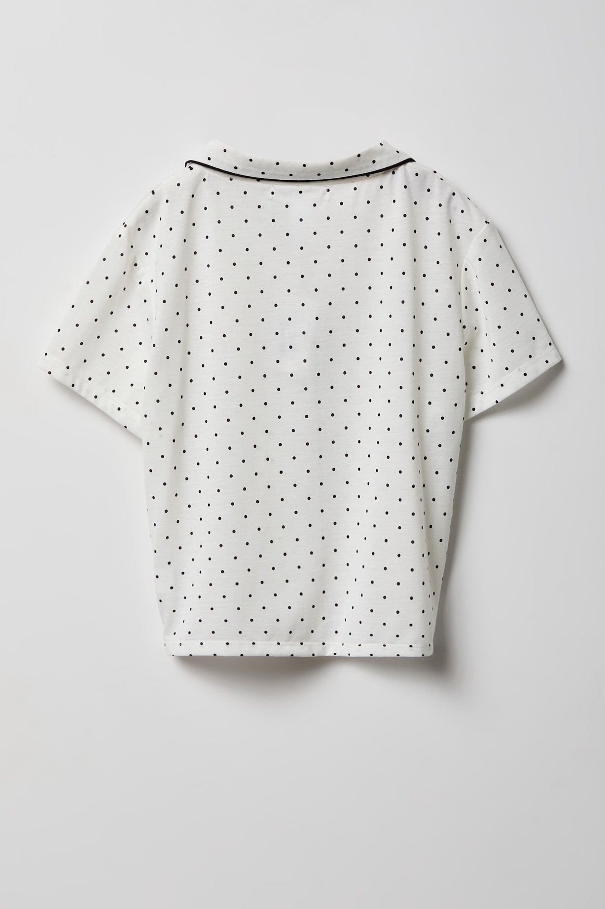 Girls Button-Up Top & Short Pajama Set