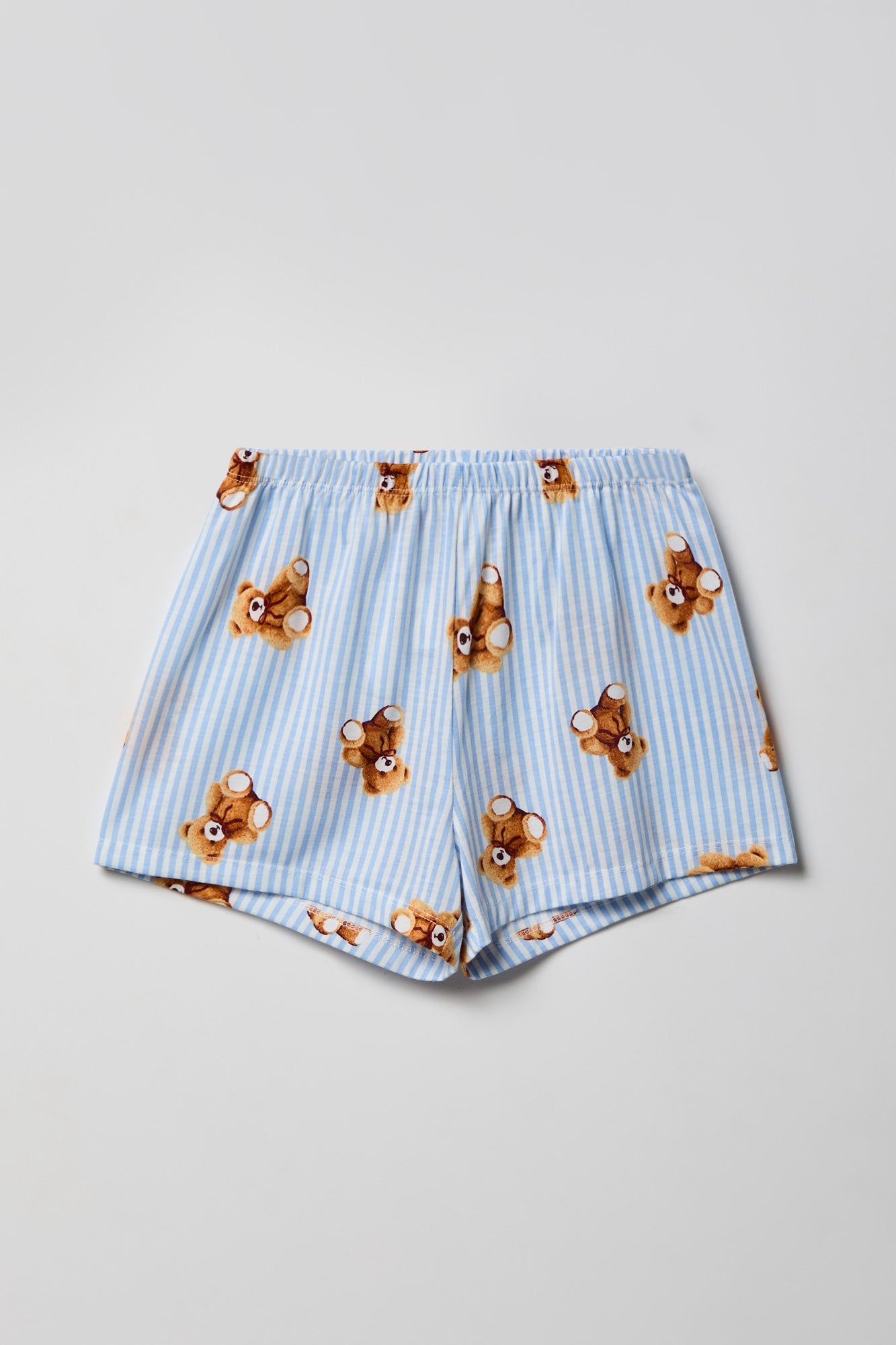 Girls Button-Up Top & Short Pajama Set