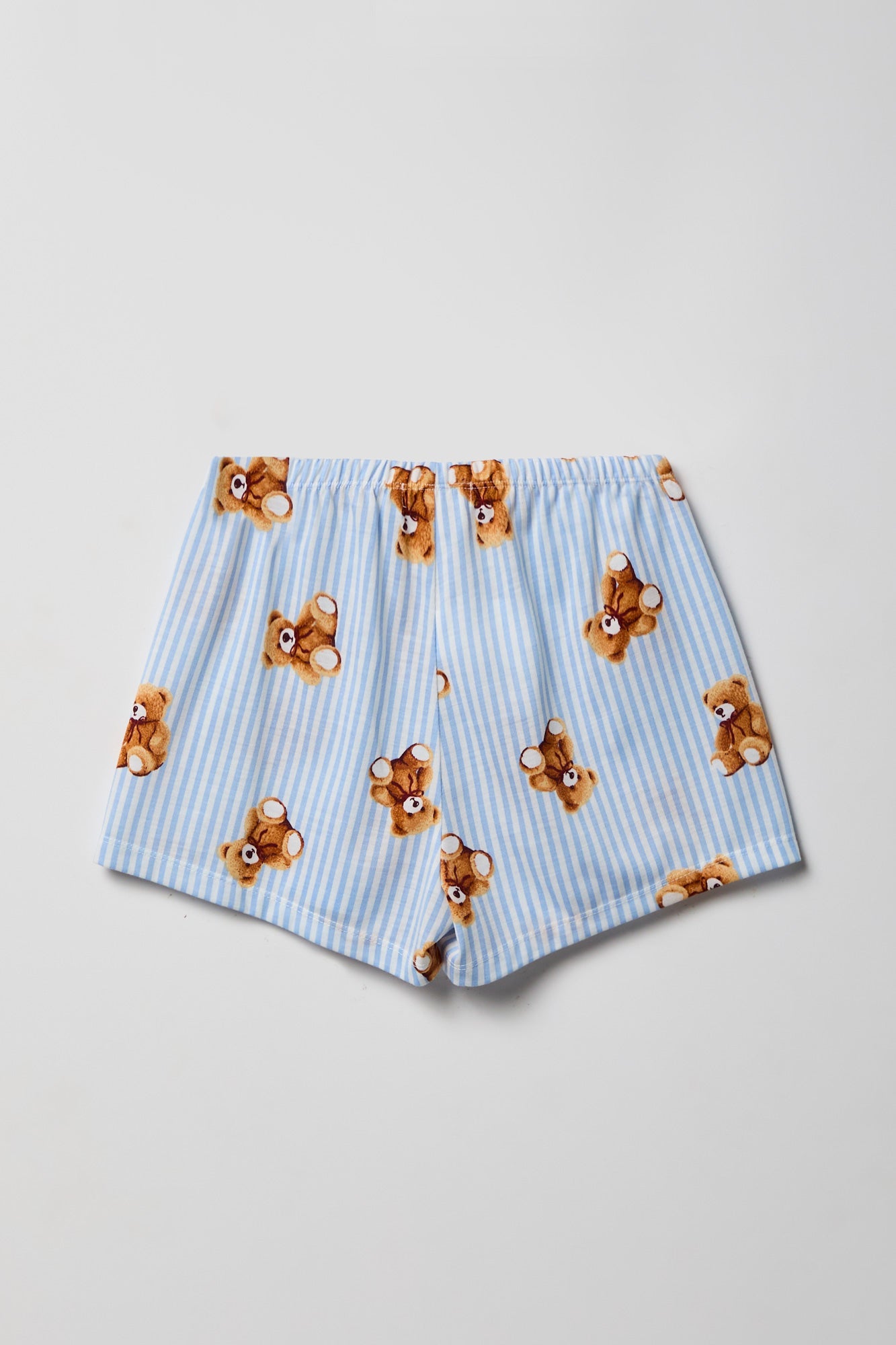 Girls Button-Up Top & Short Pajama Set
