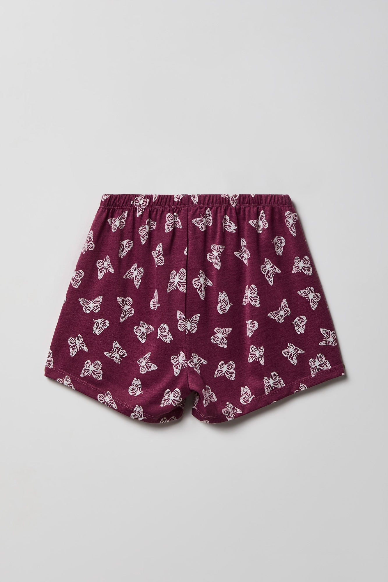 Girls Button-Up Top & Short Pajama Set