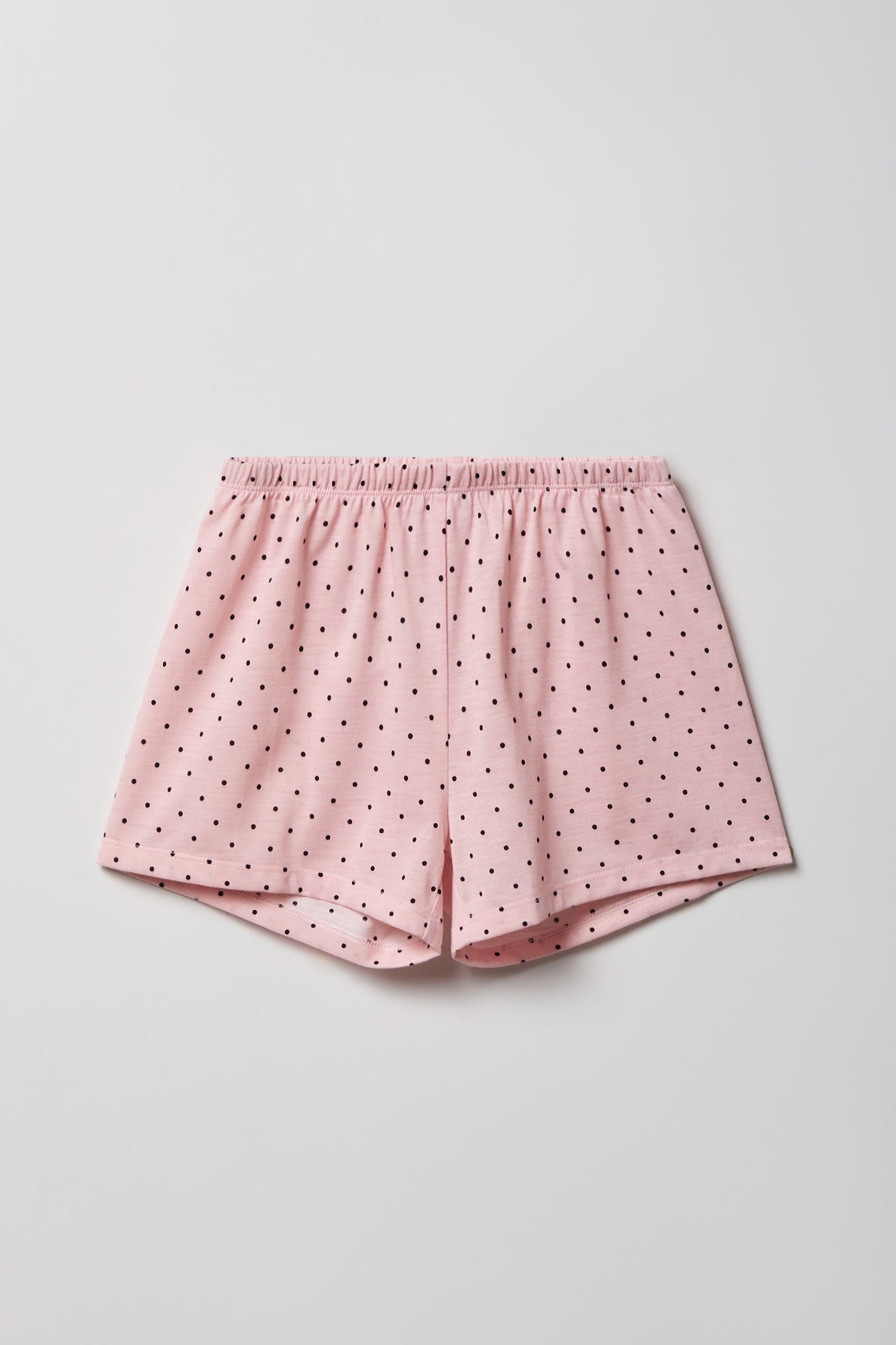 Girls Button-Up Top & Short Pajama Set