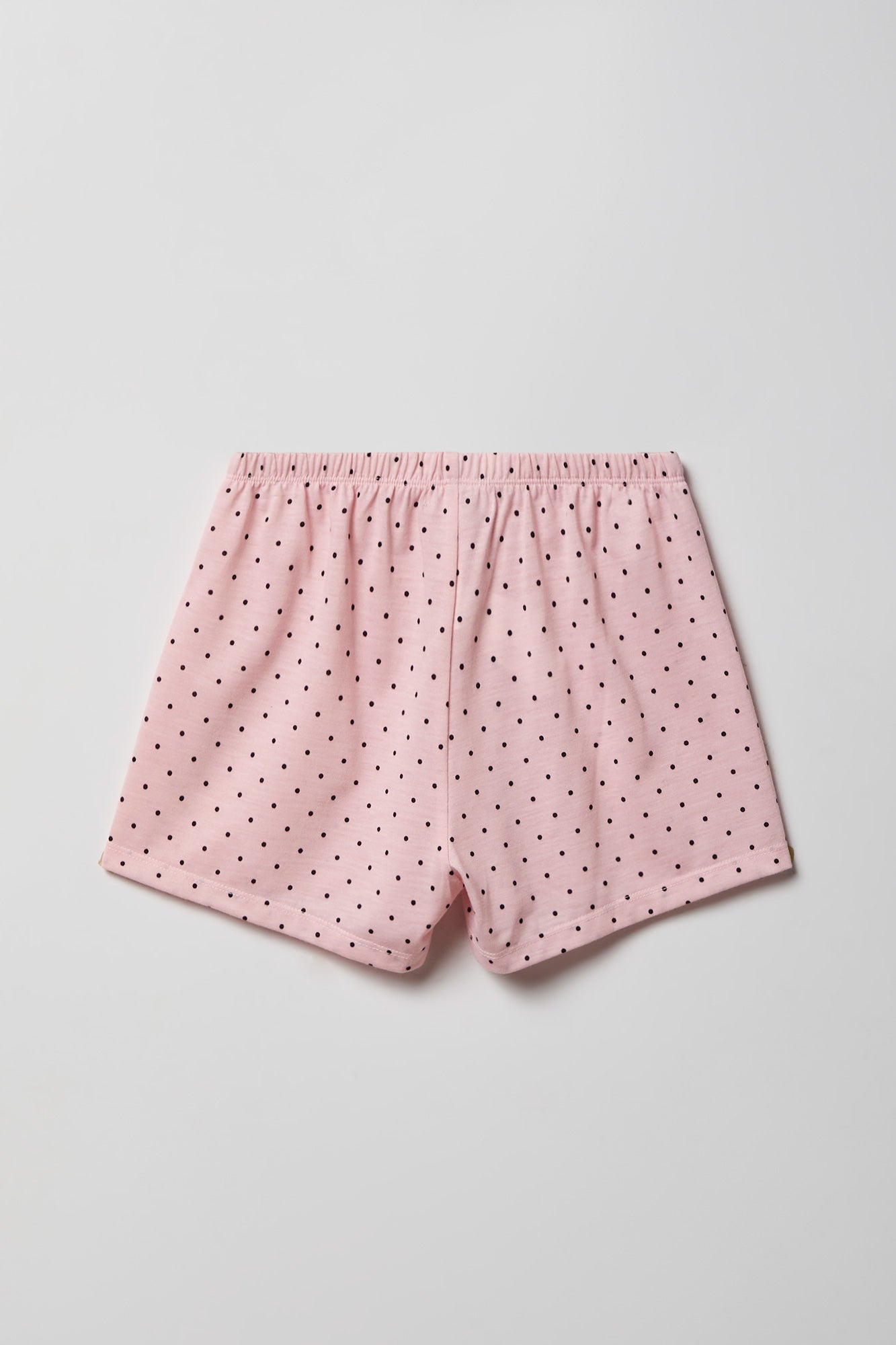 Girls Button-Up Top & Short Pajama Set