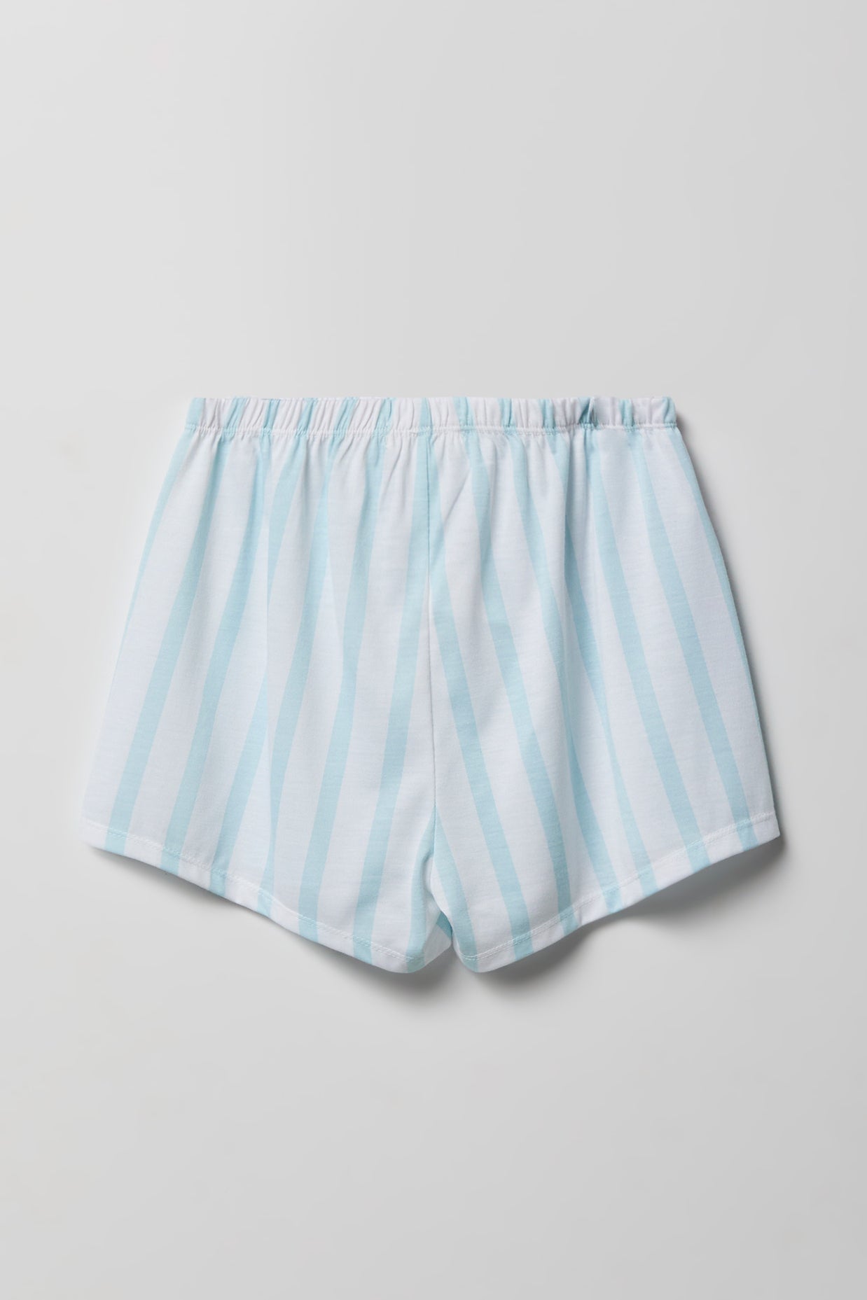 Girls Button-Up Top & Short Pajama Set