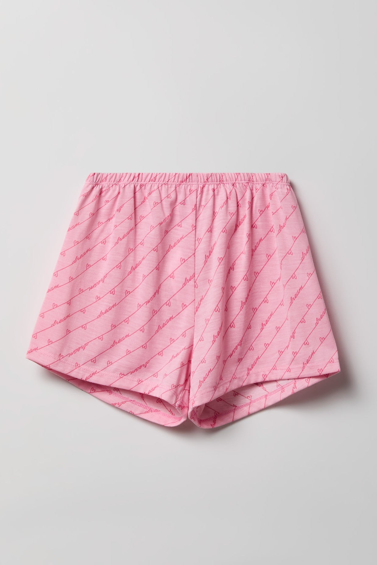 Girls Button-Up Top & Short Pajama Set