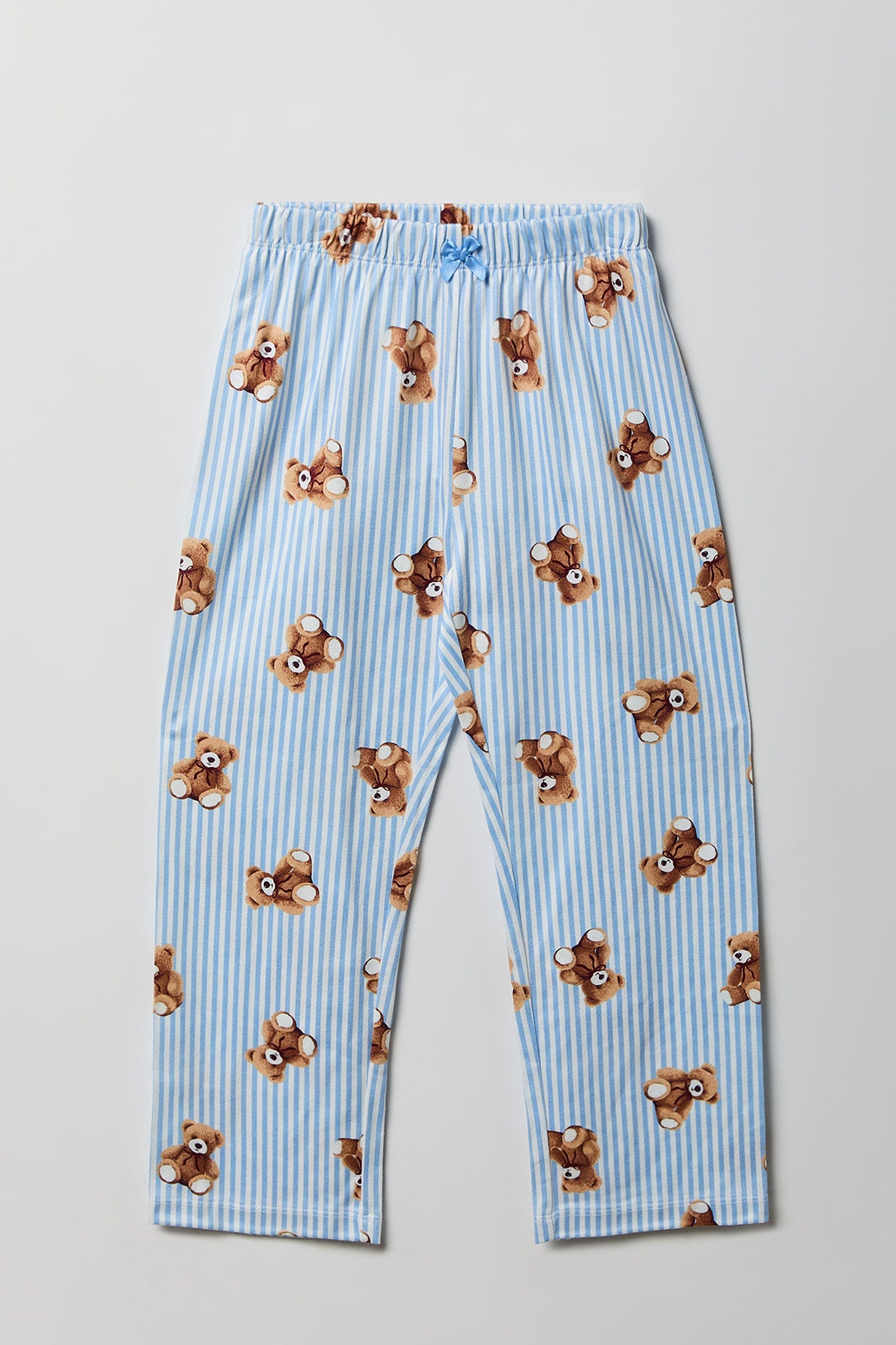 Girls Ribbed Graphic Tank & Pajama Pant Set