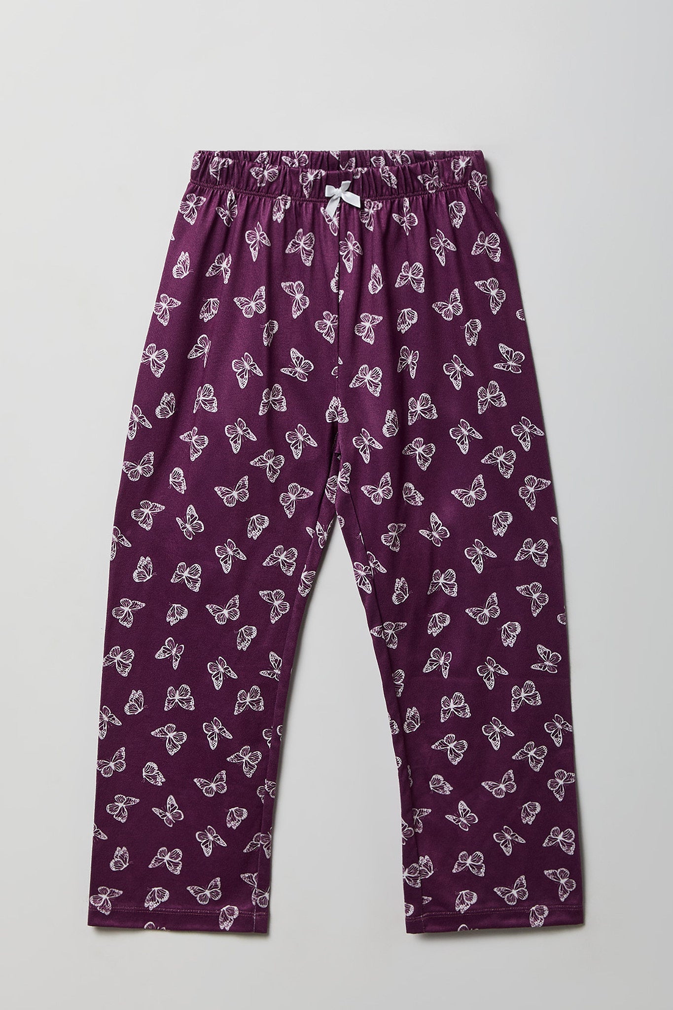 Girls Ribbed Graphic Tank & Pajama Pant Set
