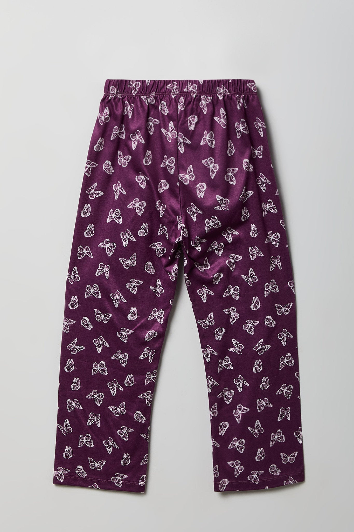 Girls Ribbed Graphic Tank & Pajama Pant Set