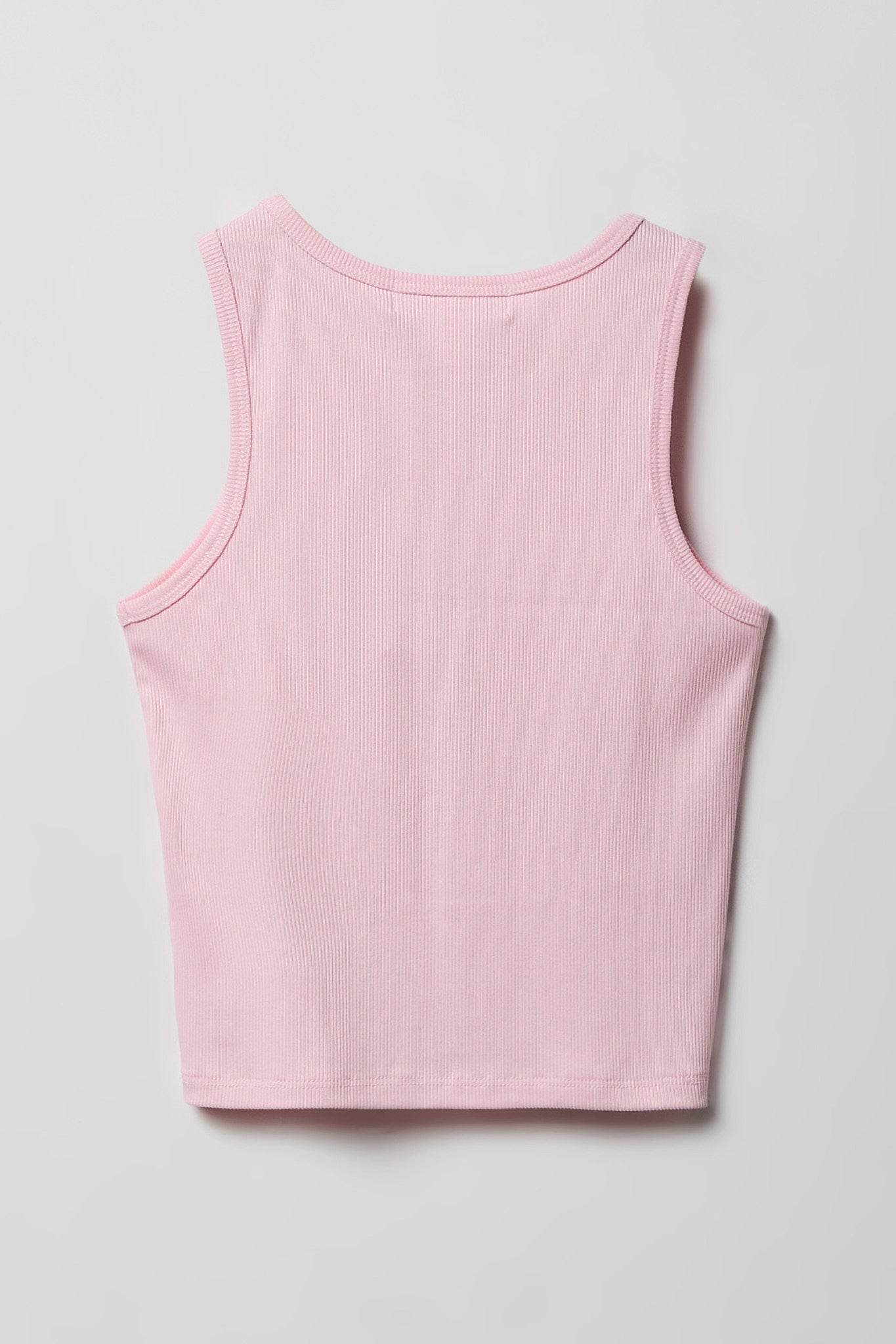 Girls Ribbed Graphic Tank & Pajama Pant Set