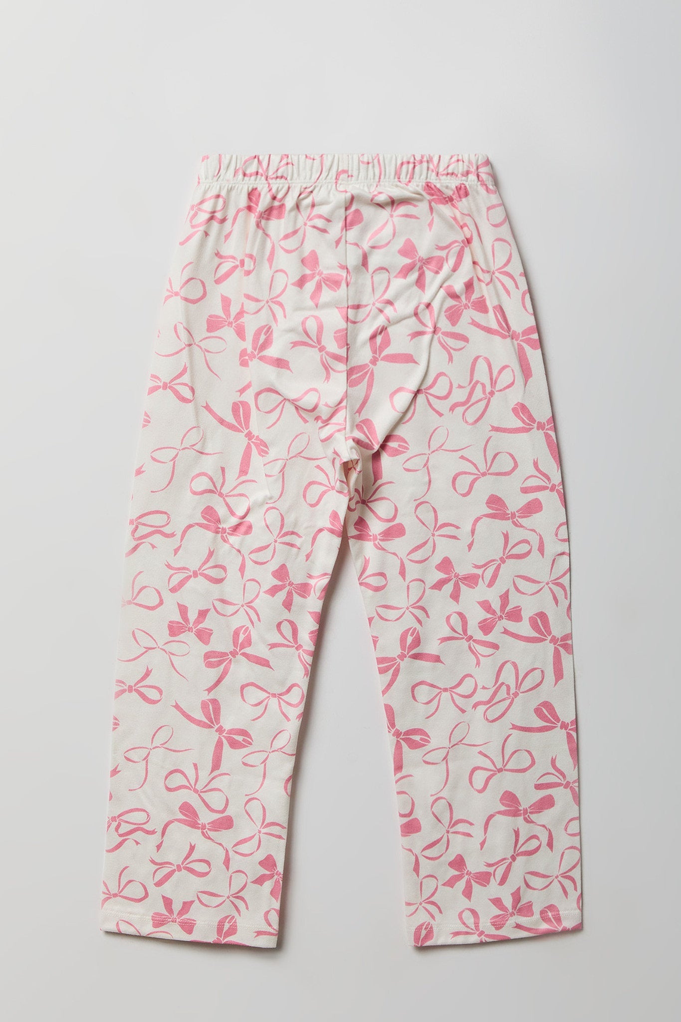 Girls Ribbed Graphic Tank & Pajama Pant Set