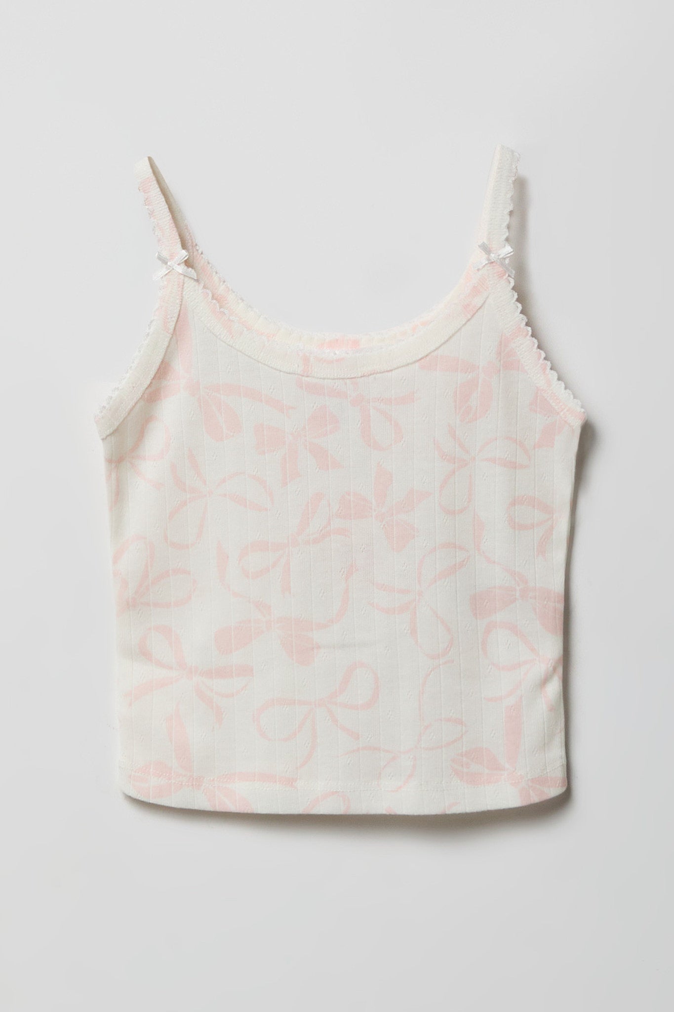 Girls Pointelle Tank & Pajama Pant Set