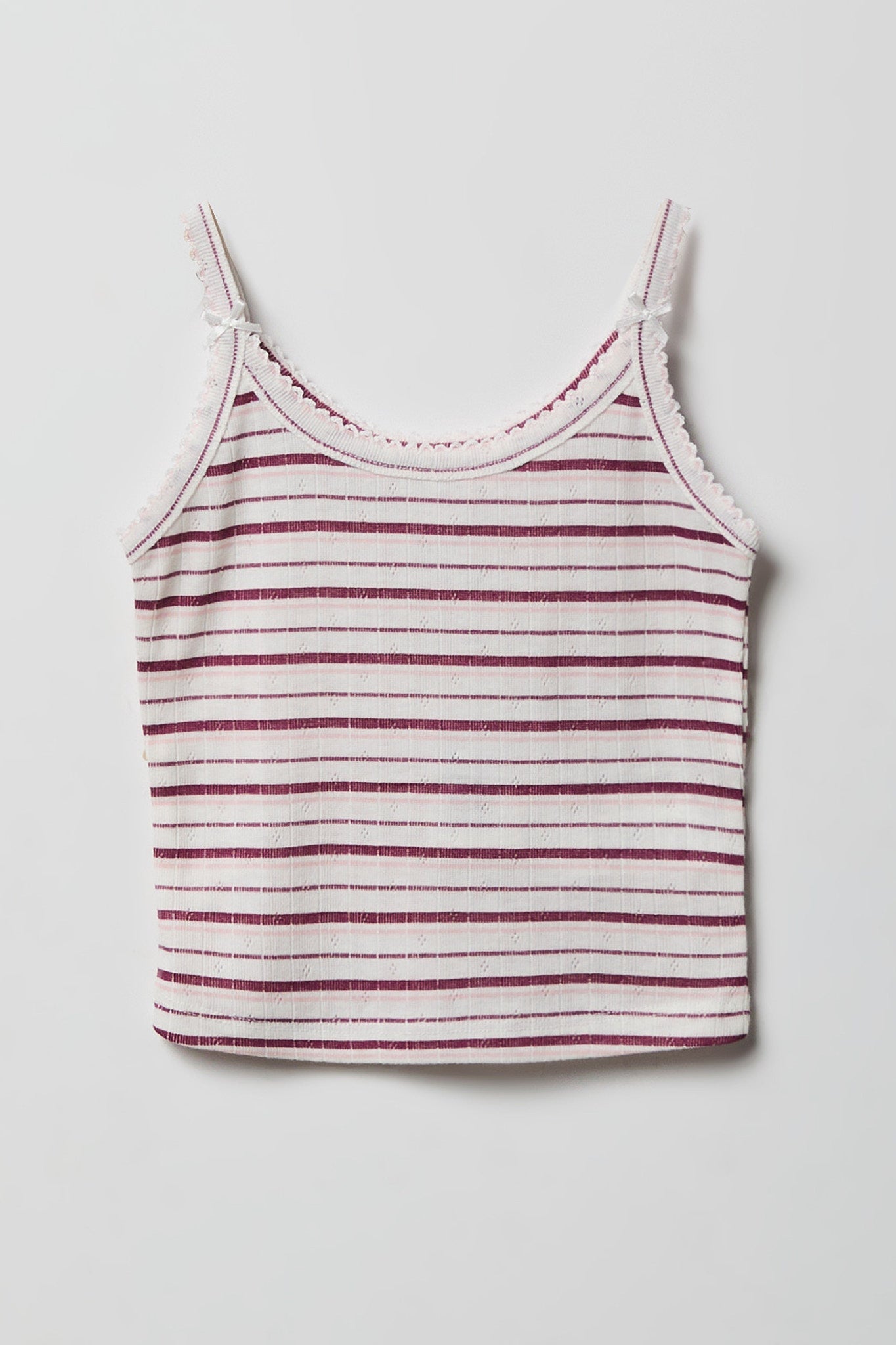 Girls Pointelle Tank & Pajama Pant Set