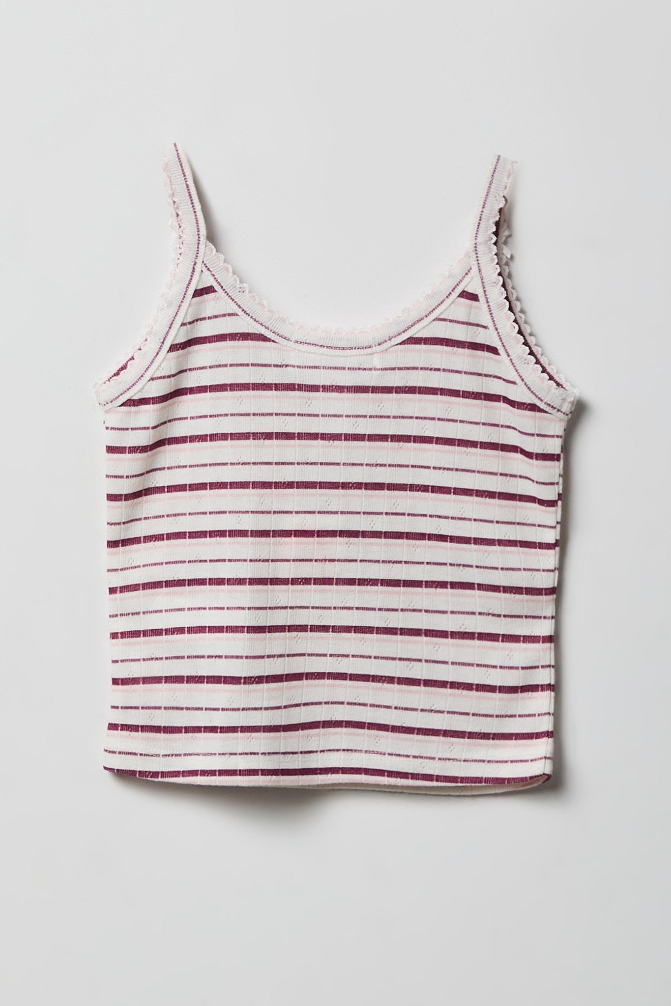 Girls Pointelle Tank & Pajama Pant Set
