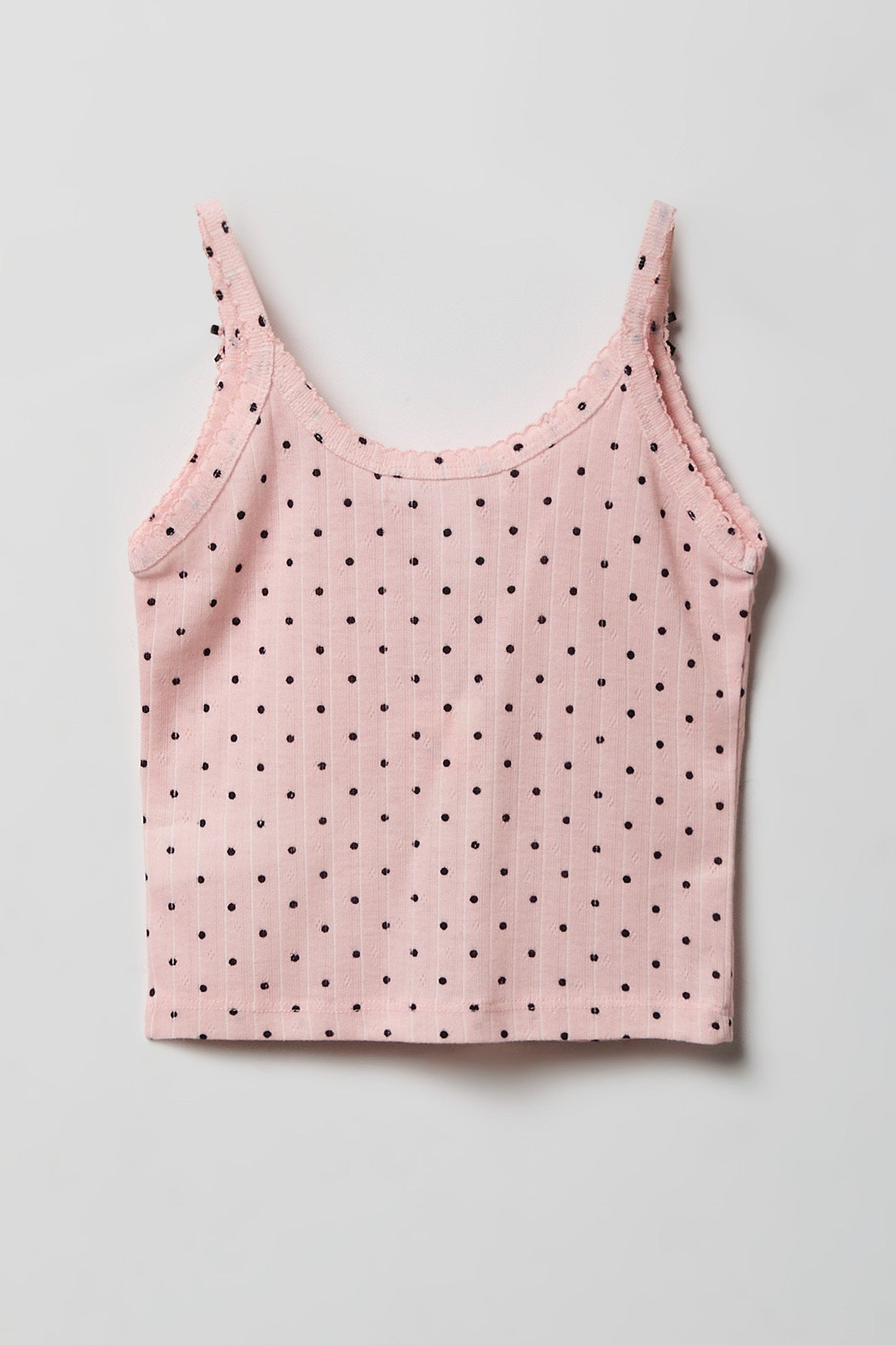 Girls Pointelle Tank & Pajama Pant Set