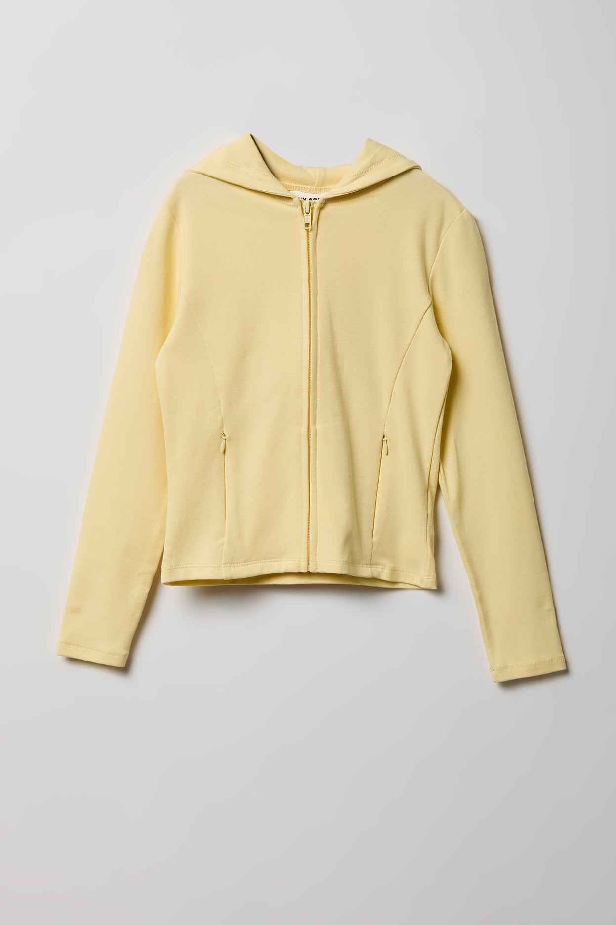 Girls Active Hooded Zip-Up Jacket