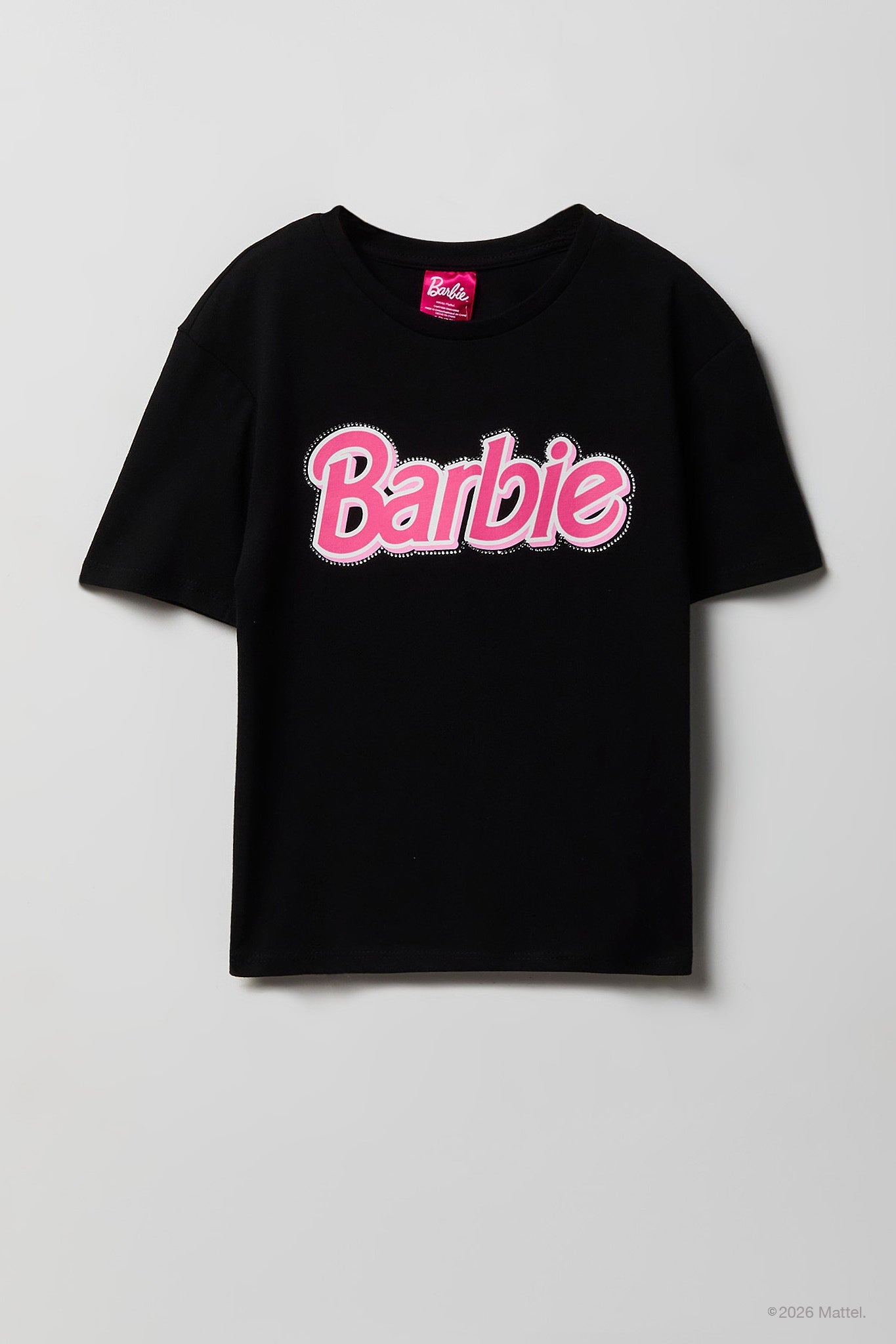 Barbie™ Girls Rhinestone Graphic T-Shirt