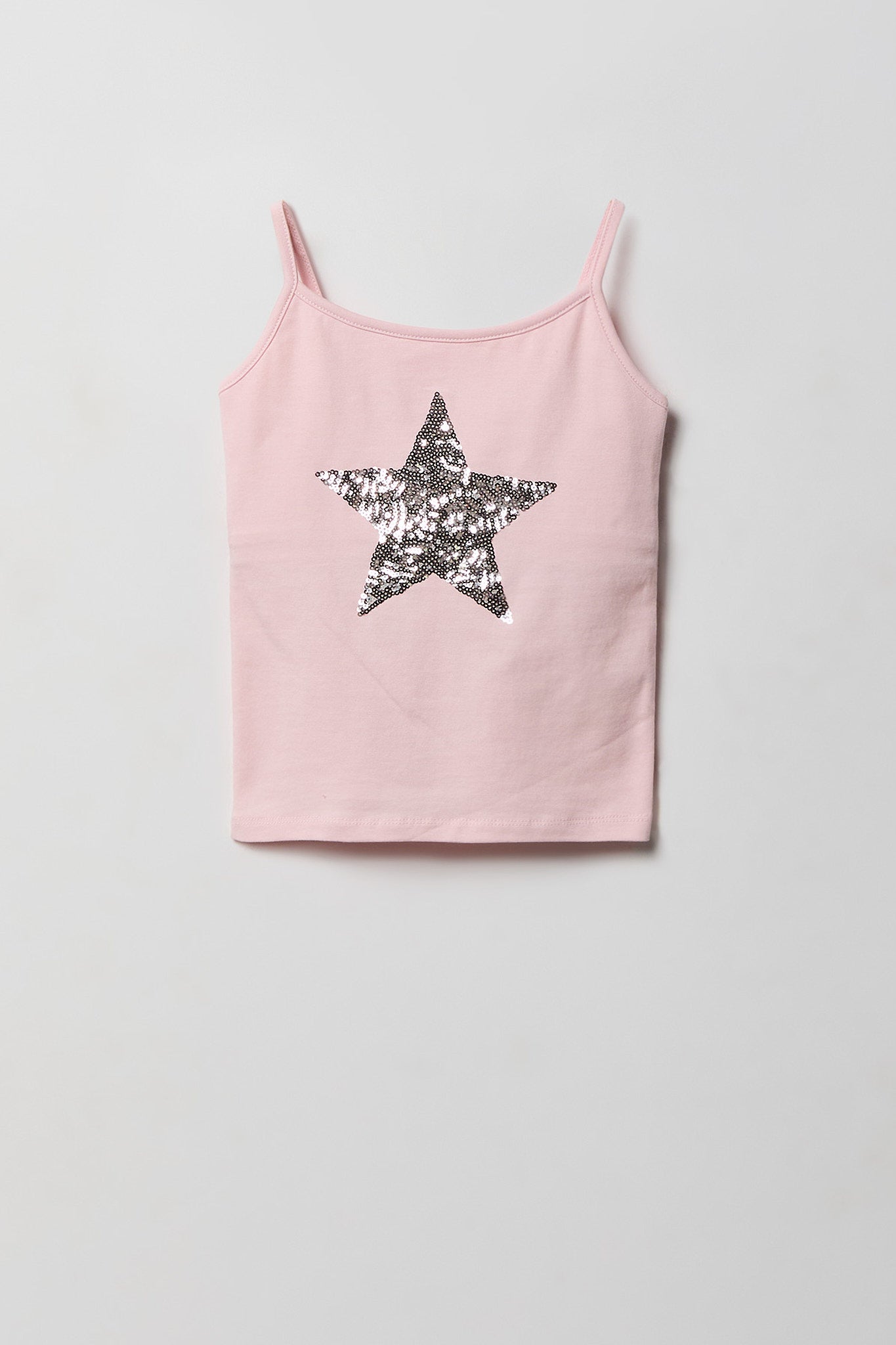 Girls Sequin Graphic Cami