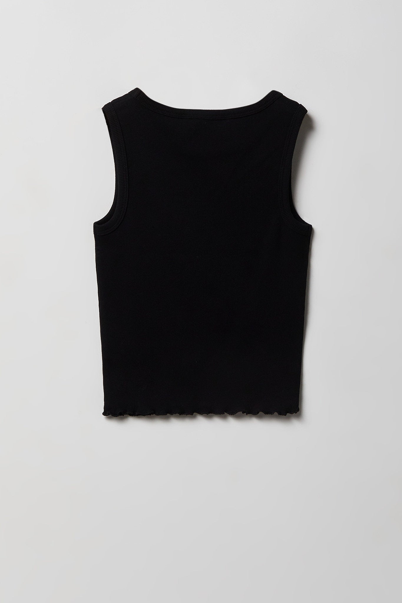 Girls Rhinestone Graphic Ribbed Tank