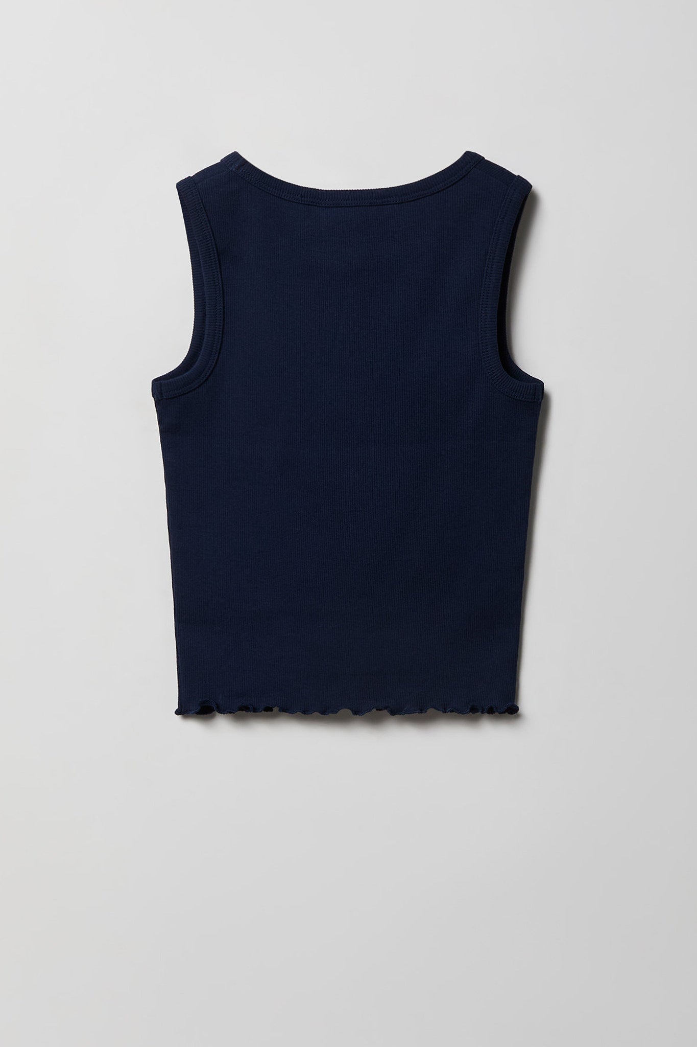 Girls Rhinestone Graphic Ribbed Tank