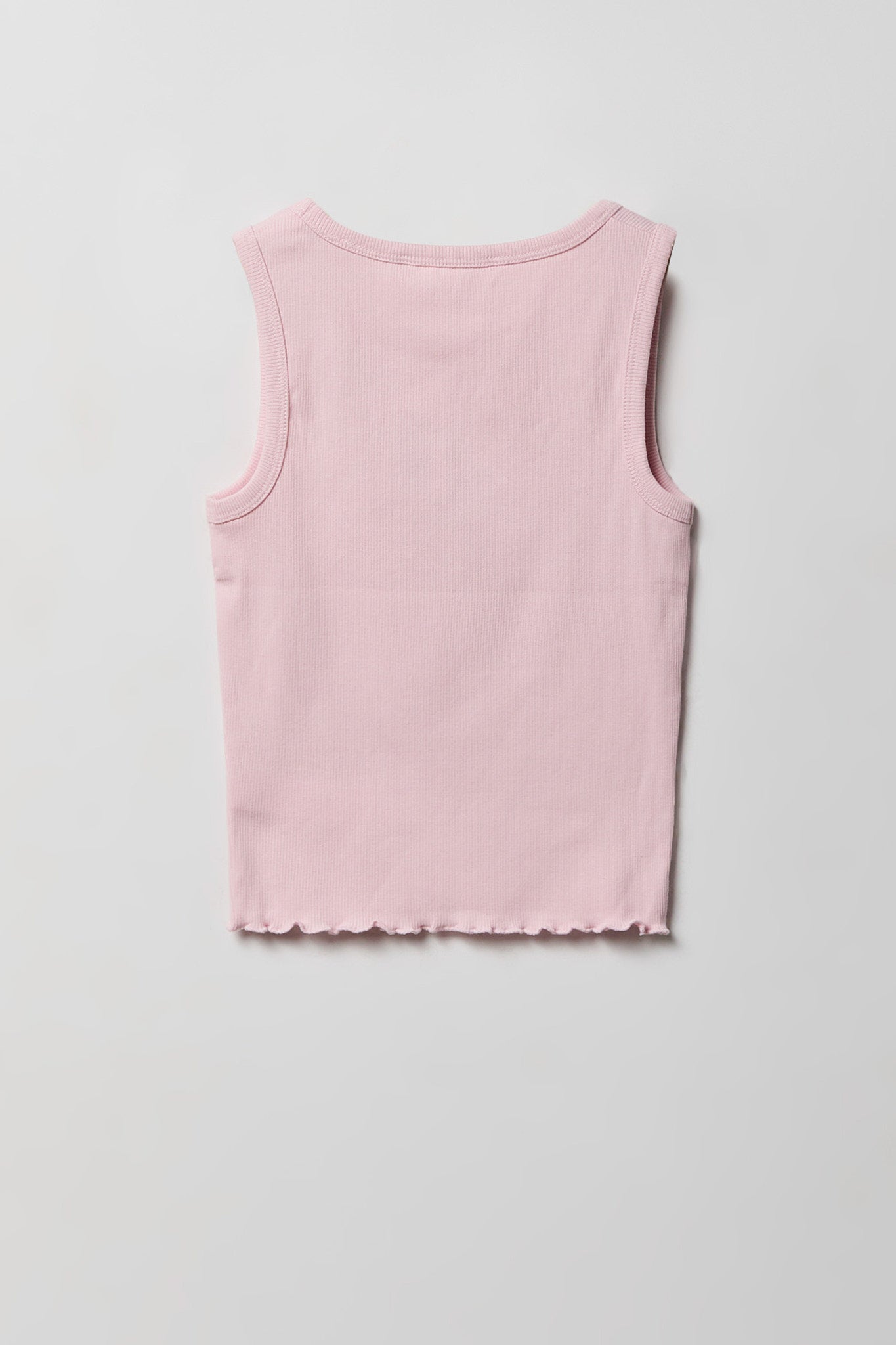 Girls Rhinestone Graphic Ribbed Tank