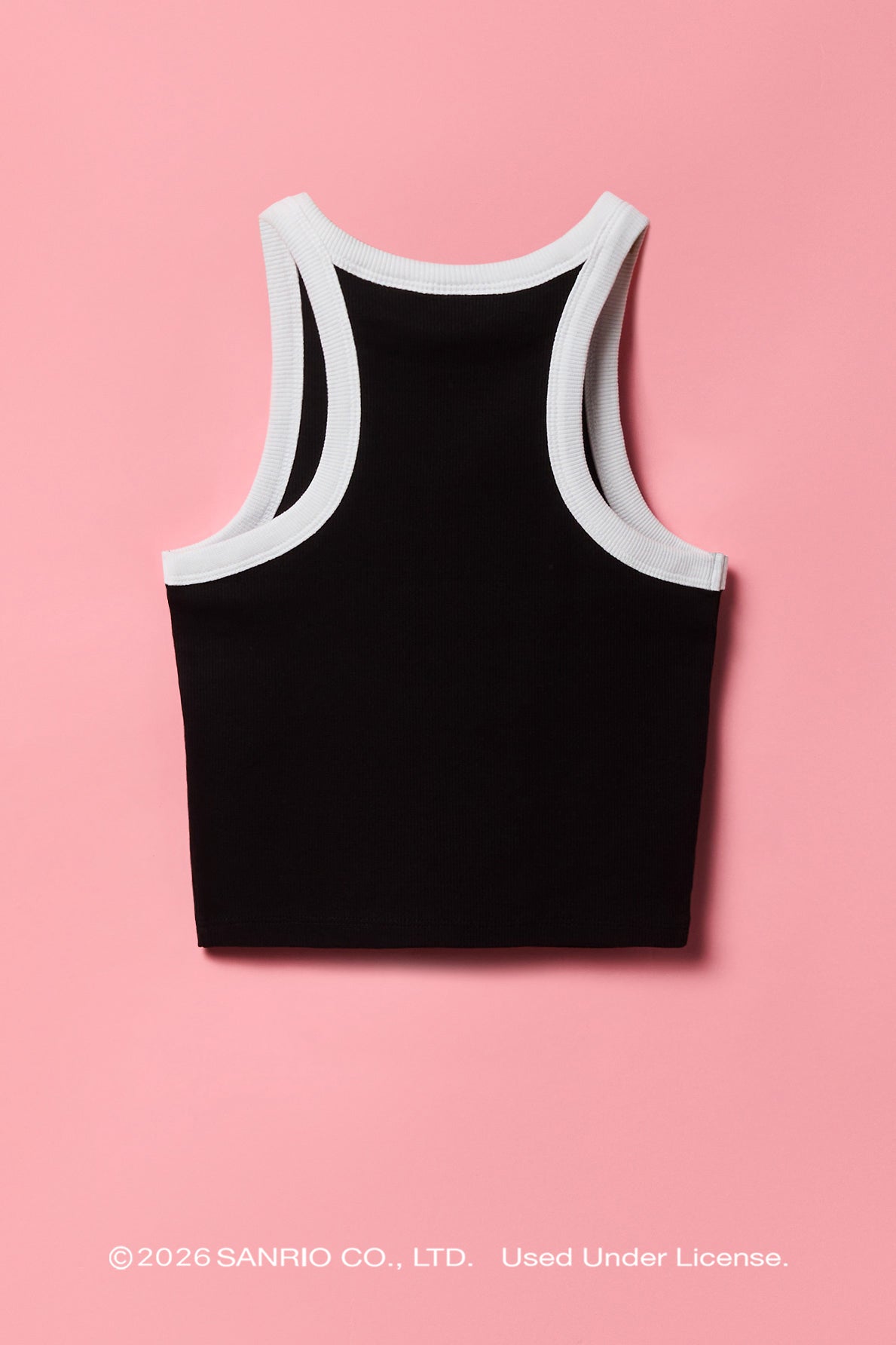 Hello Kitty® Girls Ribbed Ringer Tank