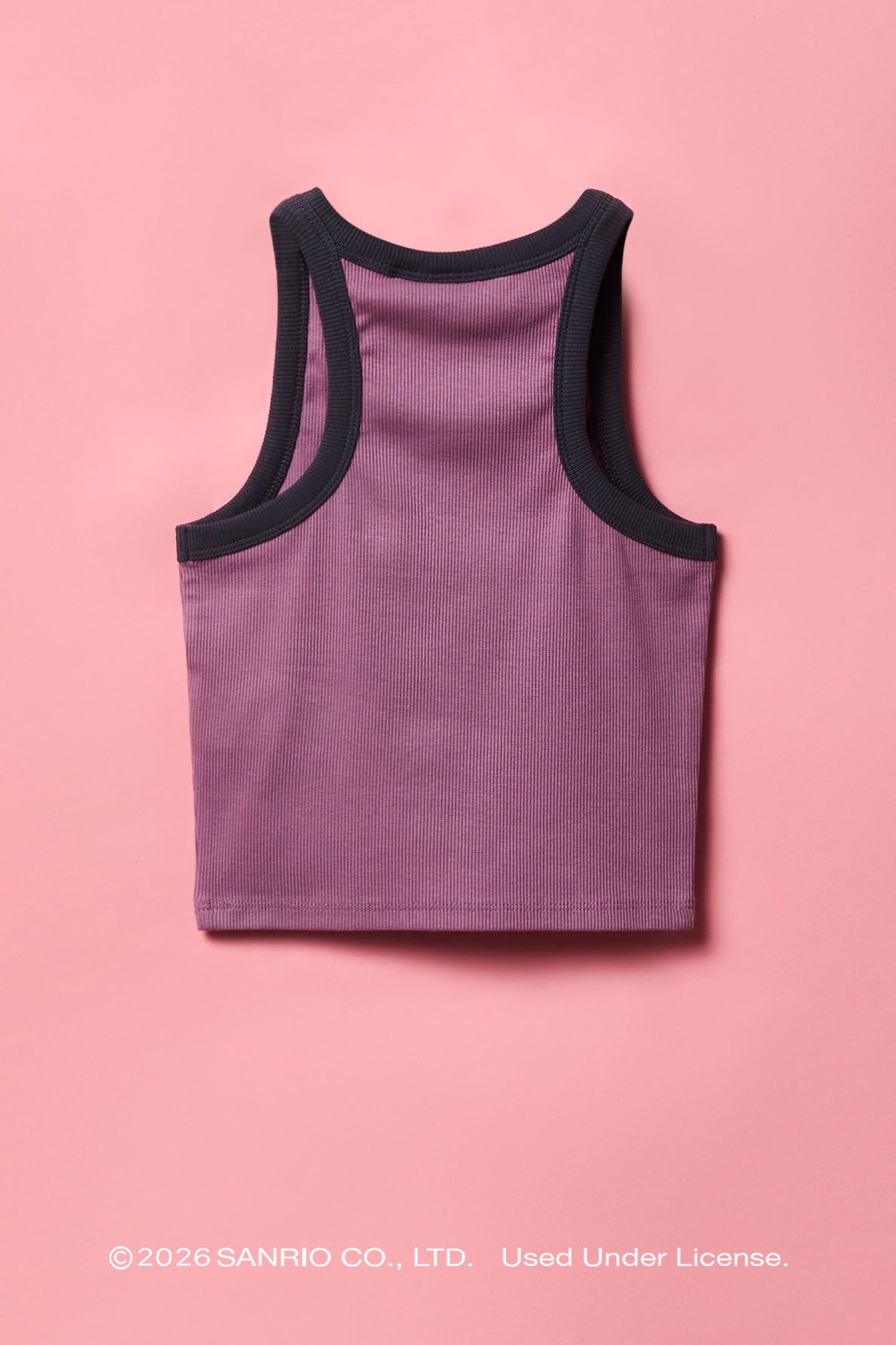 Kuromi™ Girls Ribbed Ringer Tank