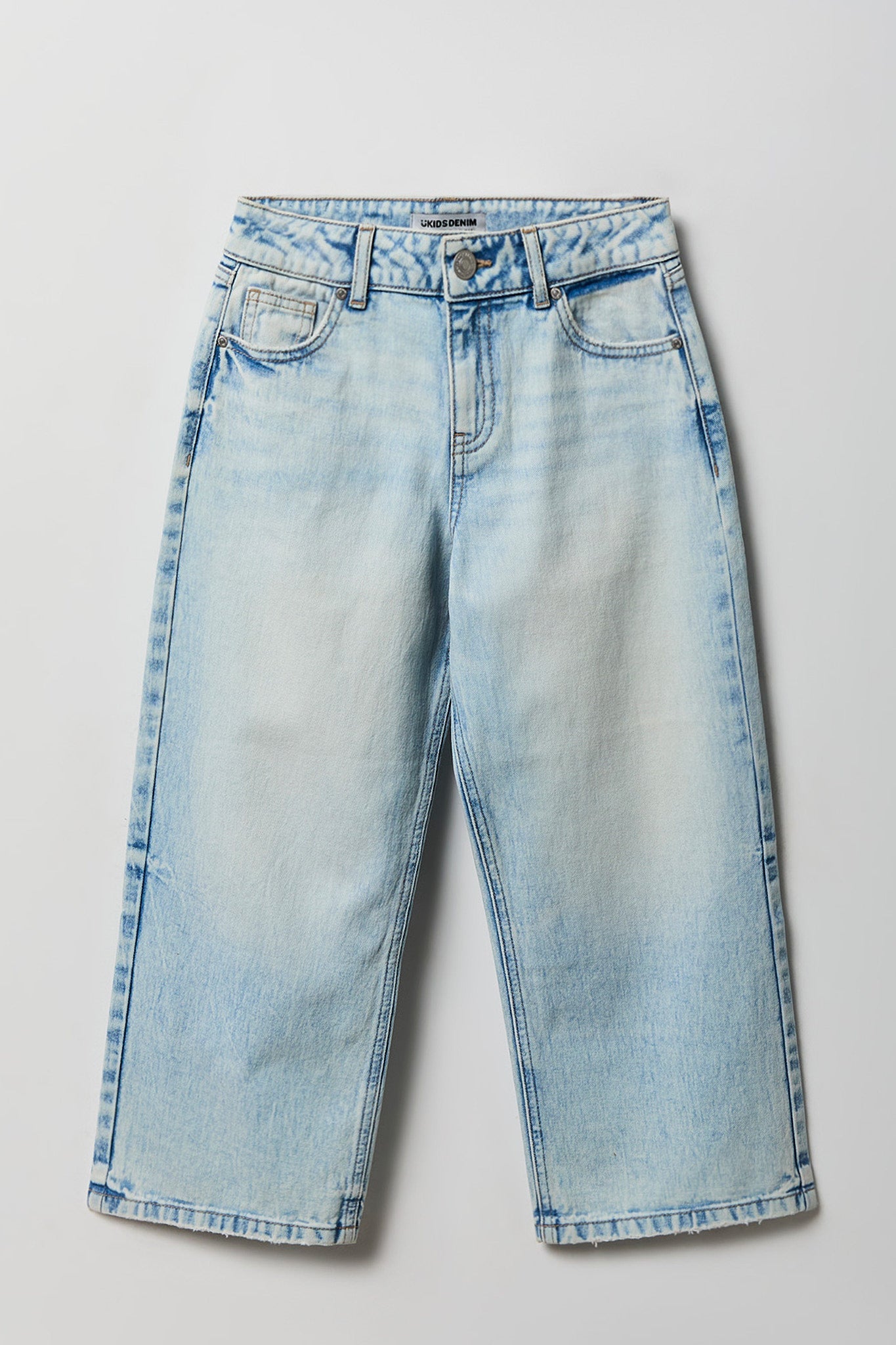Girls Mid Rise Super Baggy Jean