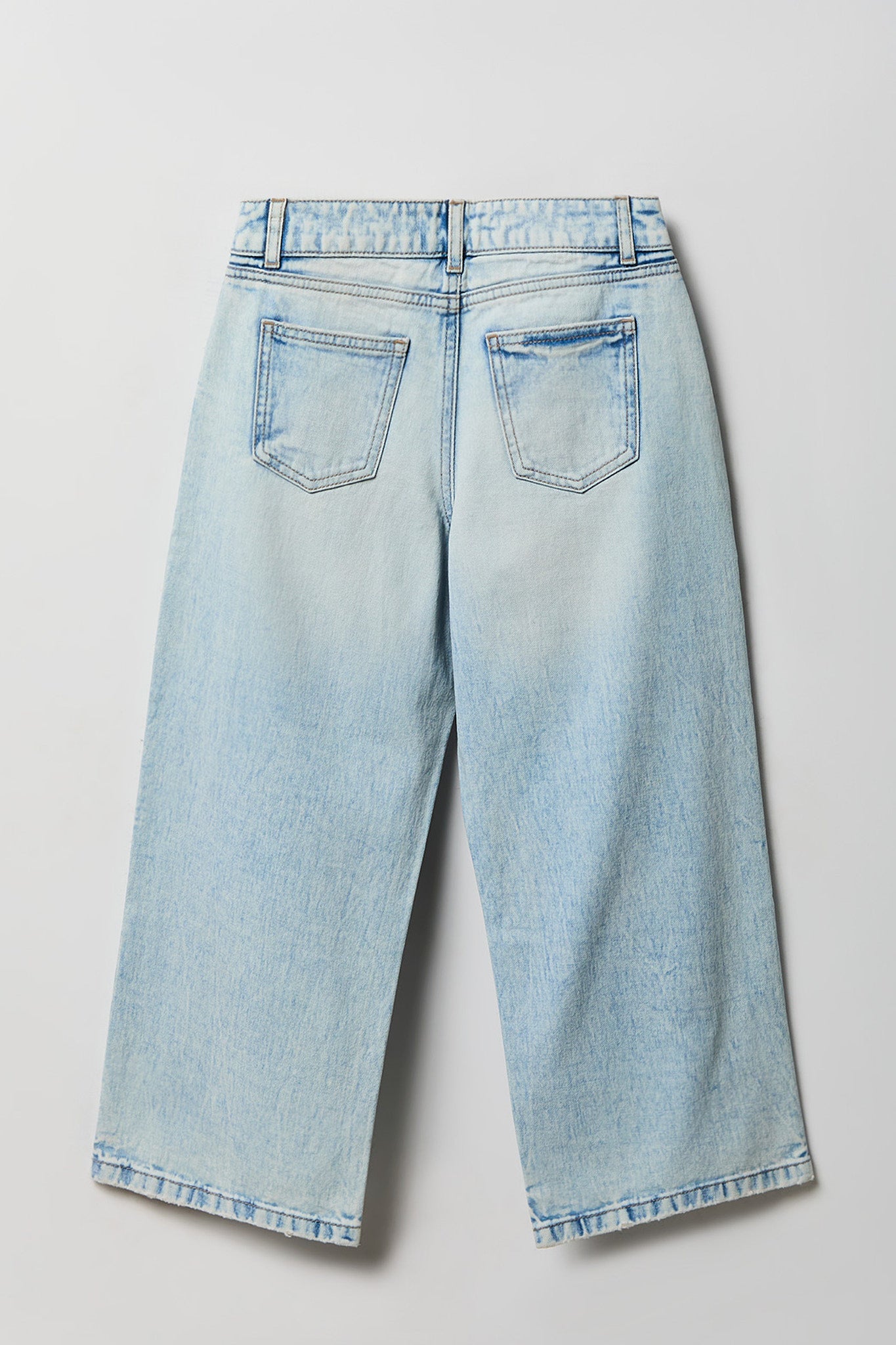 Girls Mid Rise Super Baggy Jean