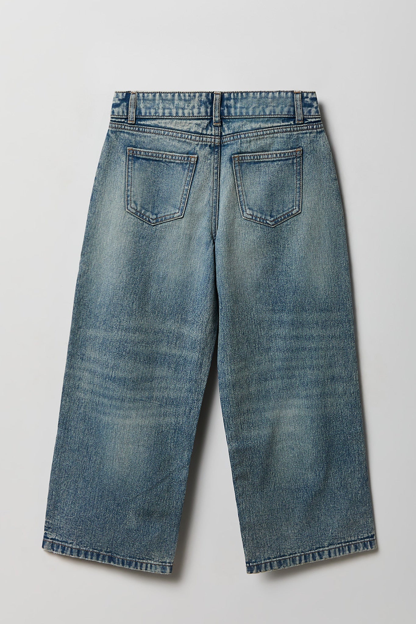Girls Mid Rise Super Baggy Jean