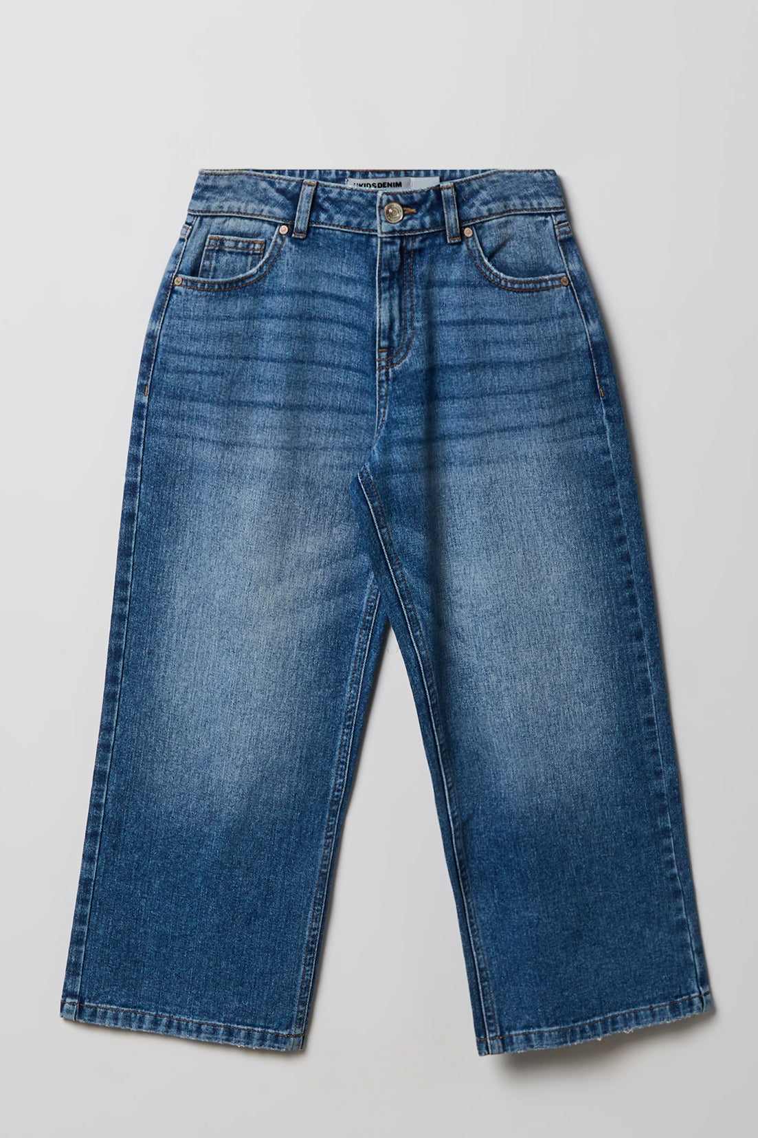 Girls Mid Rise Super Baggy Medium Jean
