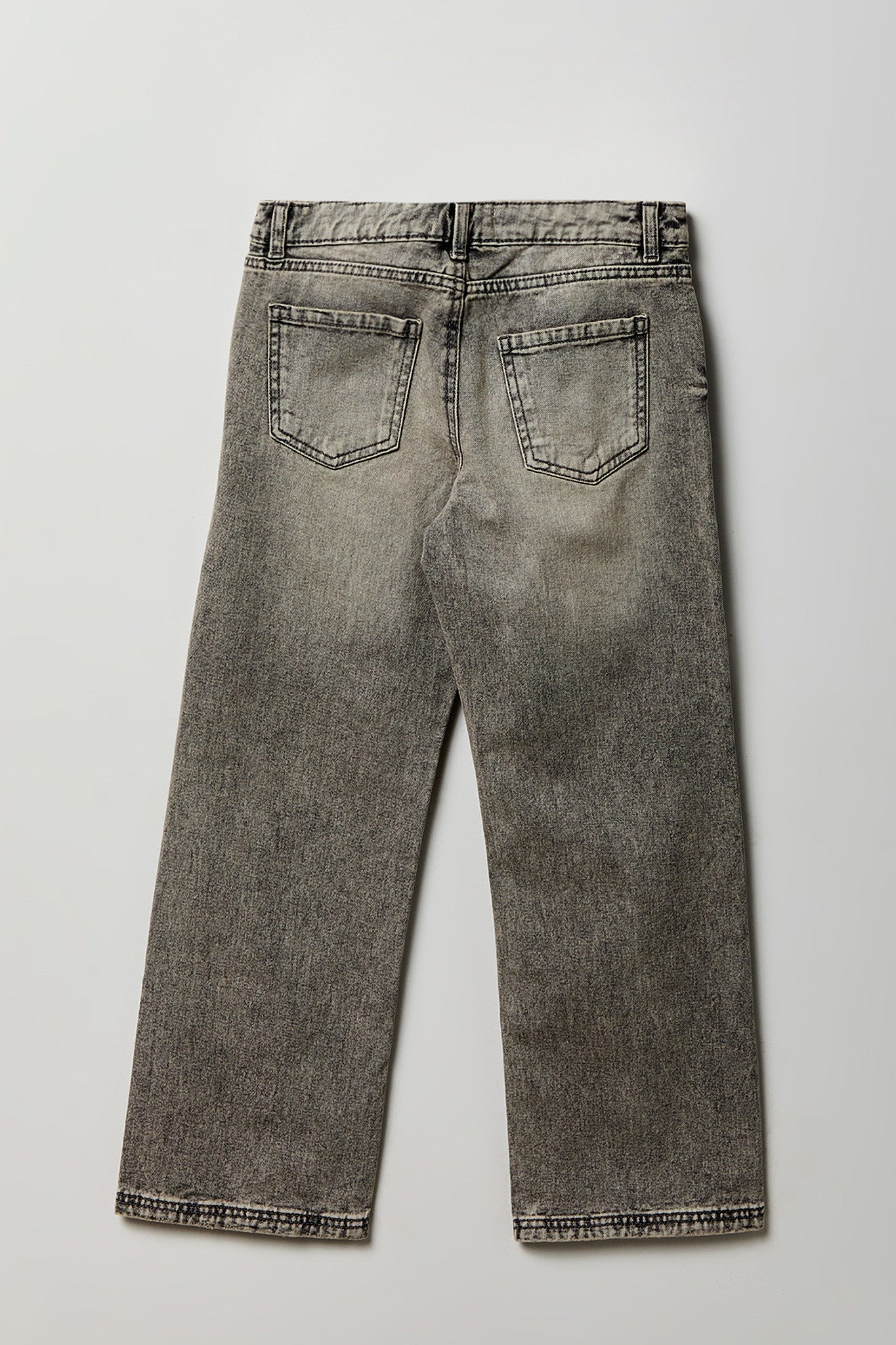 Girls Low Rise Baggy Grey Jean