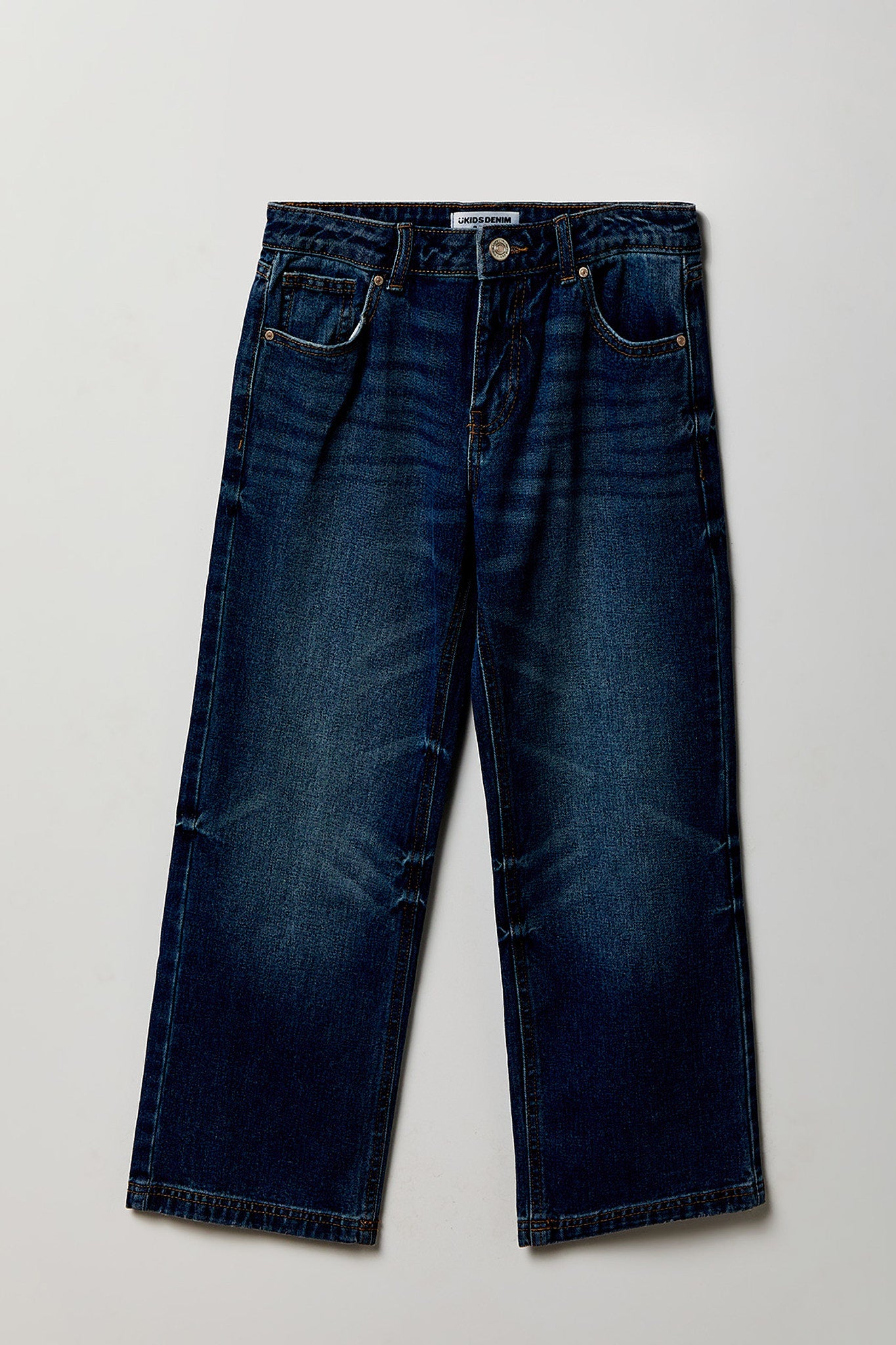Girls Low Rise Baggy Dark Jean