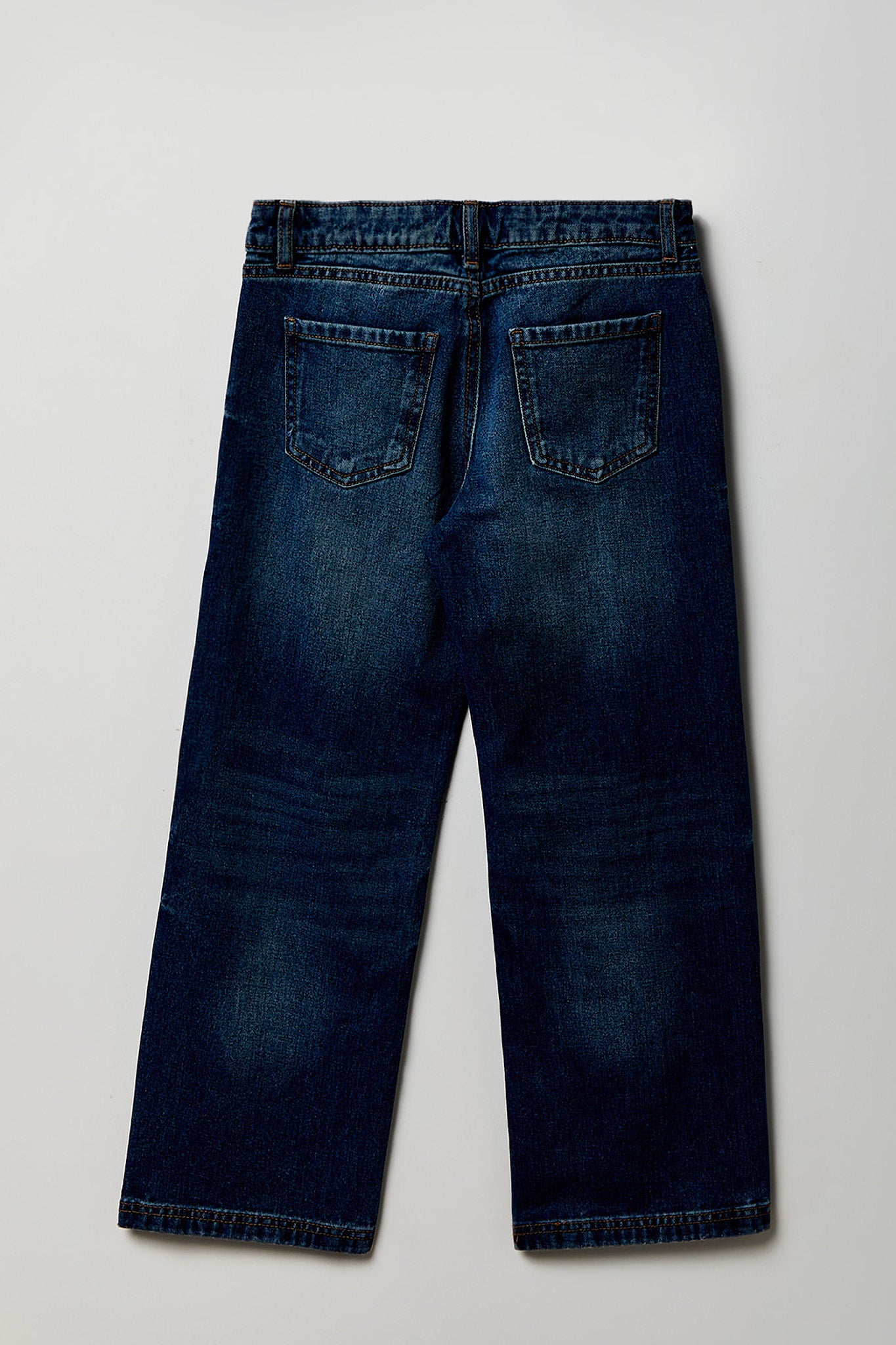 Girls Low Rise Baggy Dark Jean