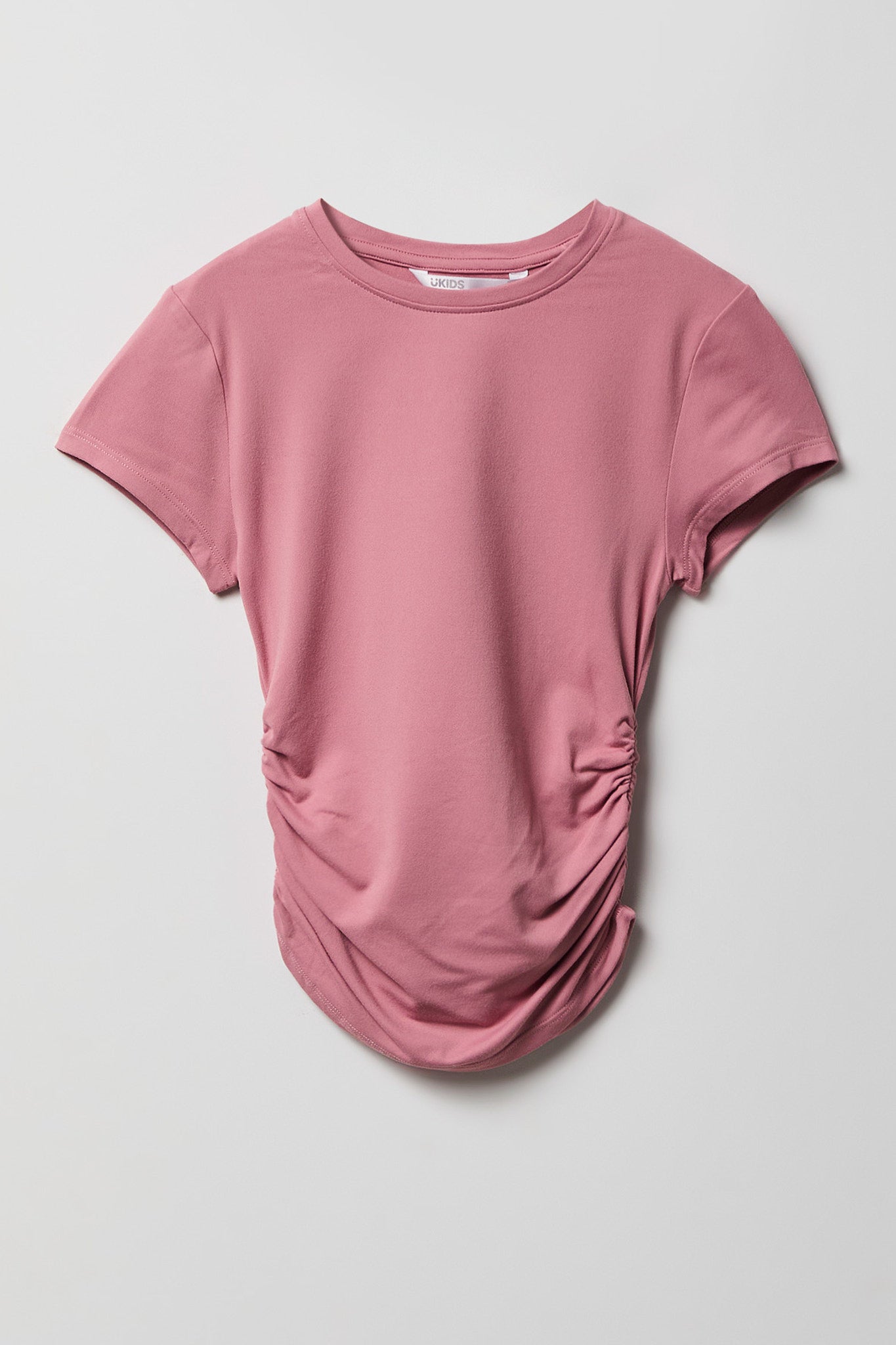 Girls Luxe Heavy Contour Cinched T-Shirt